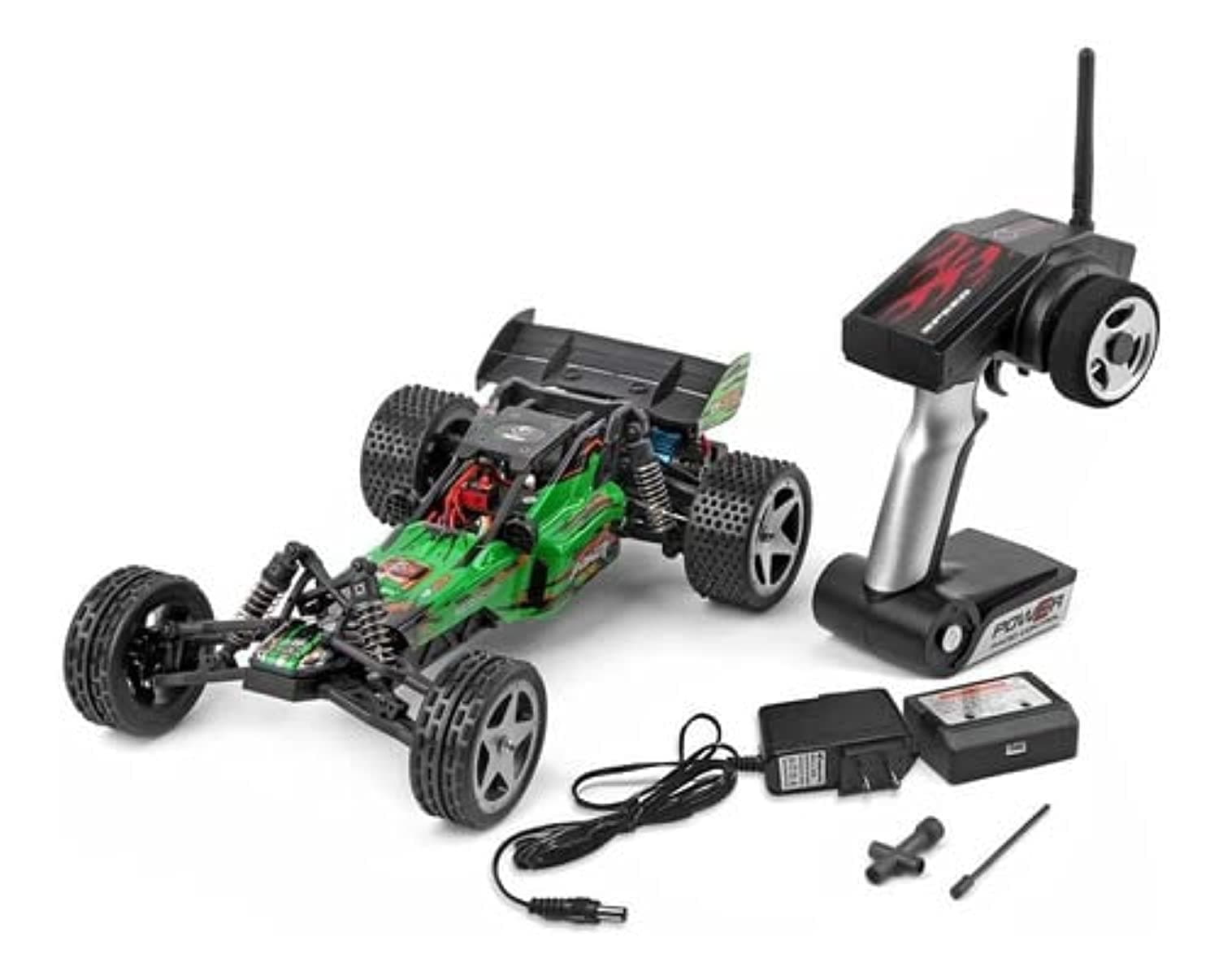 Expert Rechargeable 2.4G 1:12 Scale electric powered RC buggy Car- 75kmh High Speed Racing Car RTR Series RTR Series - Super Rock Mountain Off Road Vehicle Desert Racing Car Updated Version(Green)