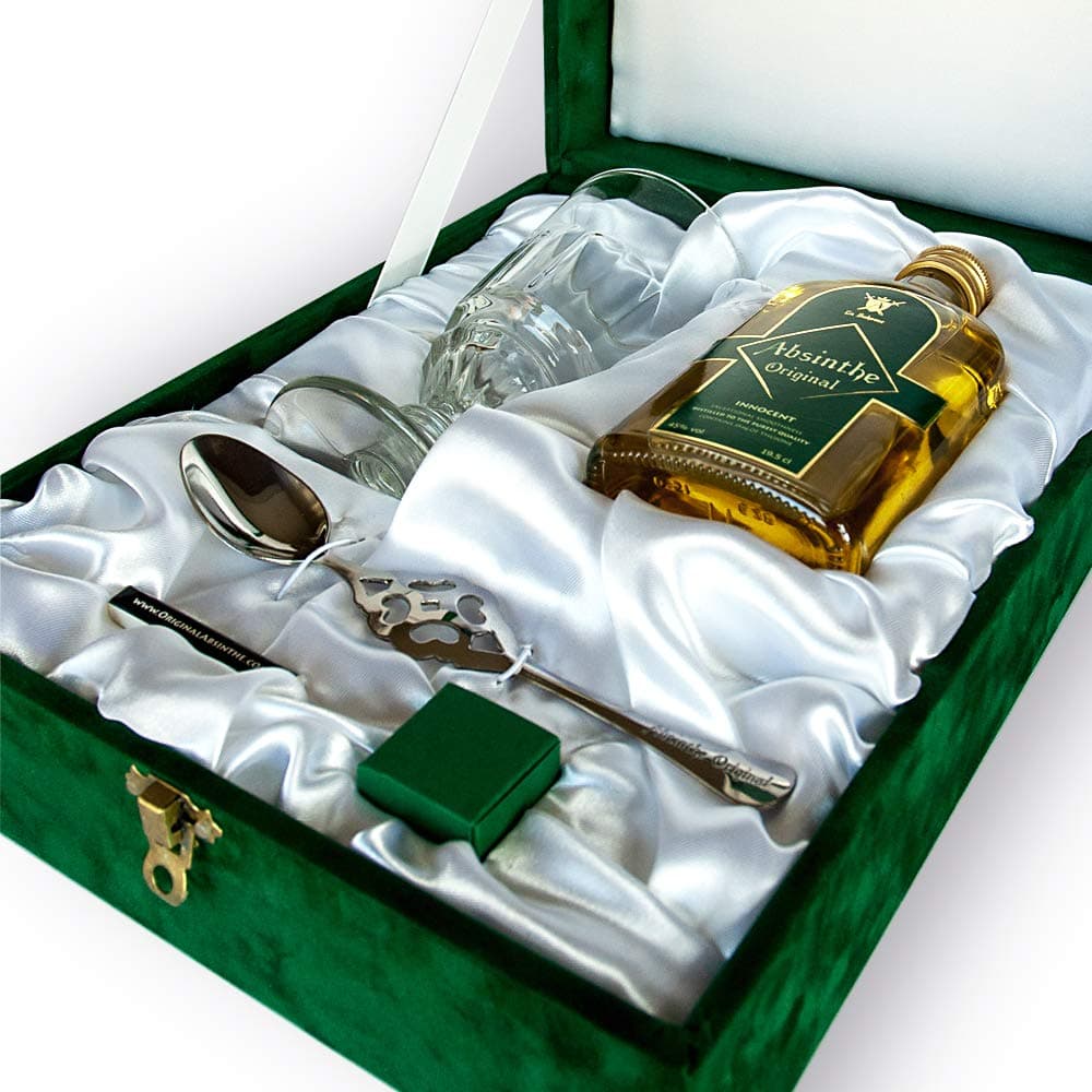 Beautiful Luxury Gift Set with Absinthe Accessory, Matches and Sugar Cubes - Birthday & Special Occasion Gift