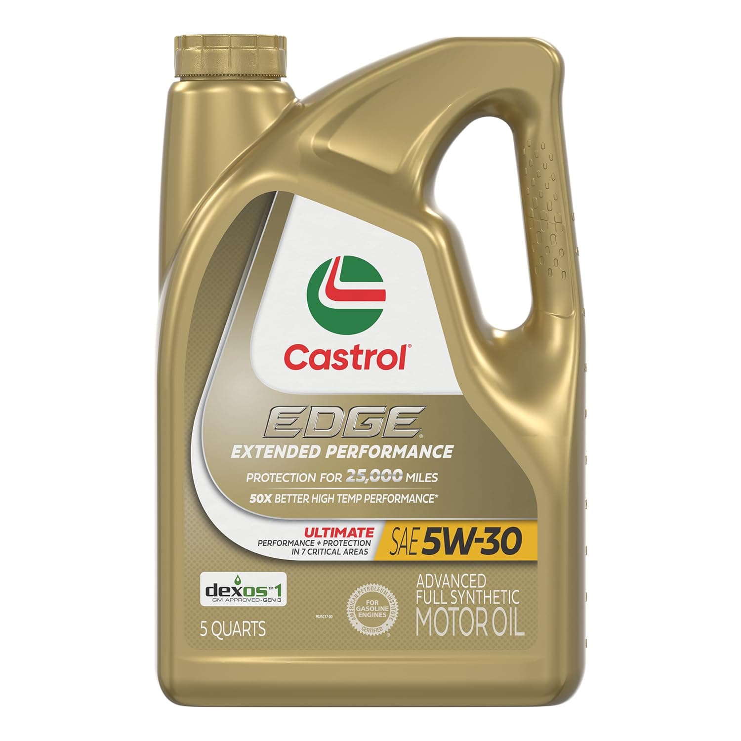 Castrol Edge Extended Performance 5W-30 Advanced Full Synthetic Motor Oil, 5 Quart