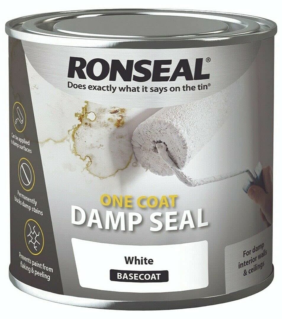 Ronseal One Coat Damp Seal - White 250ml