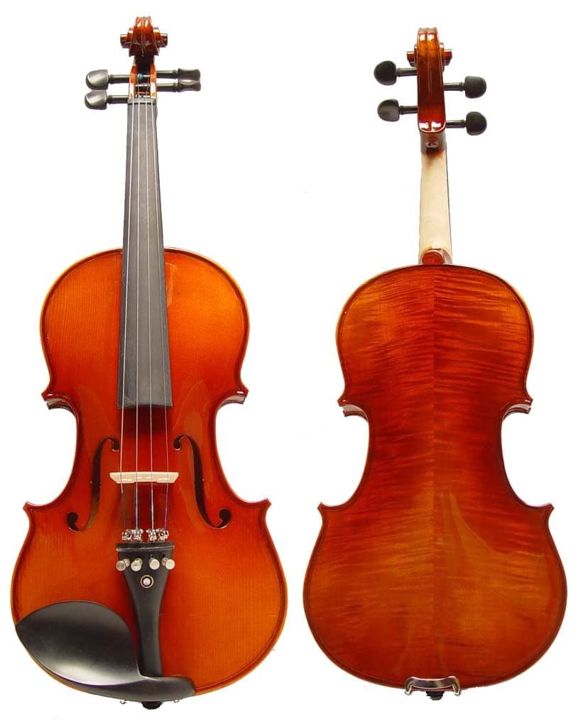 ViolinSmart MV04 Premier Student 4/4 full size Violin with Highly Flamed Maple Body