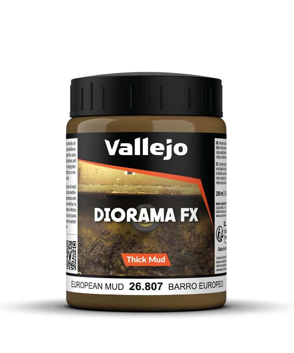 Vallejo Weathering Effects 200ml - European Thick Mud