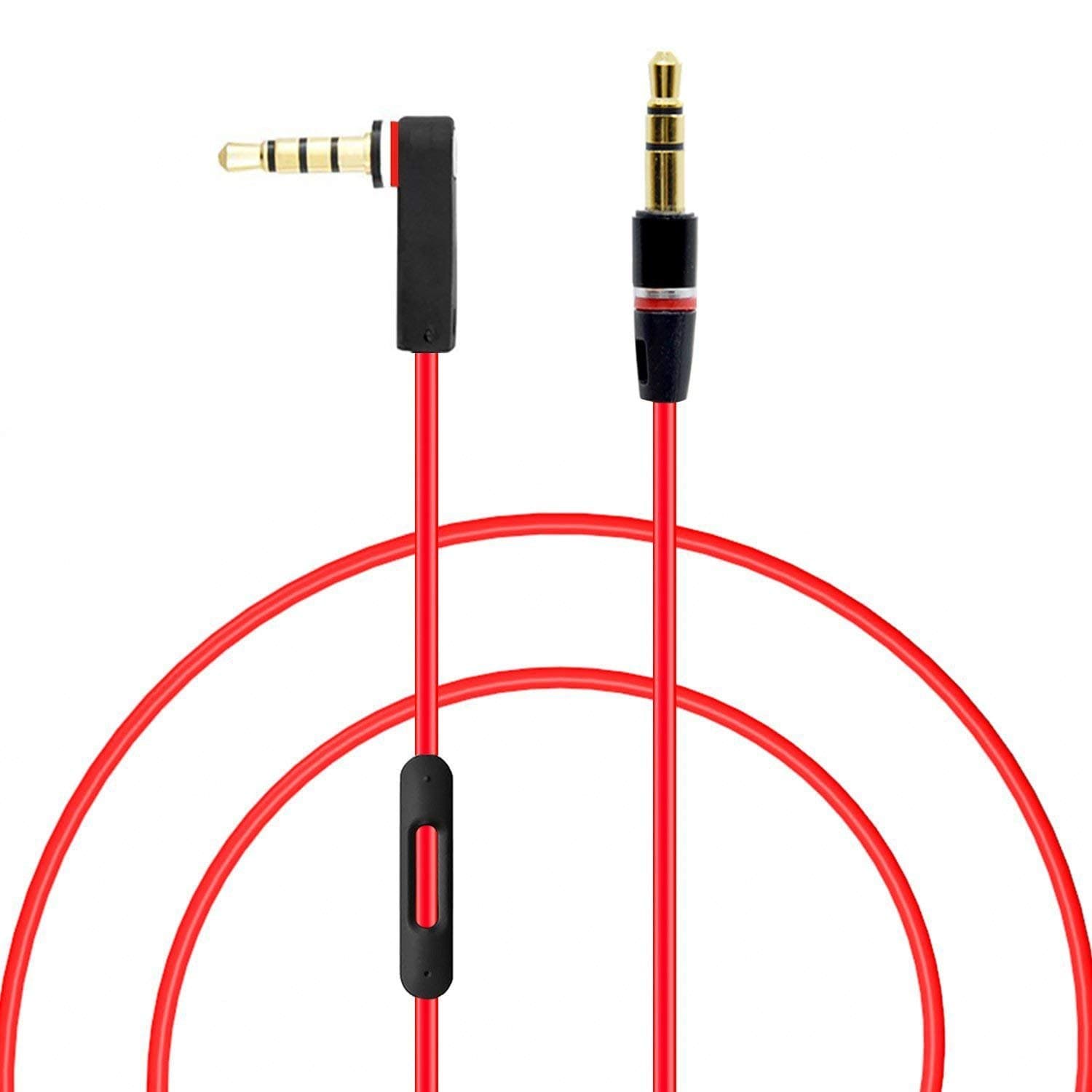 MOYAKA Replacement Control Talk Cable for Beats by Dre Headphones Solo, Studio, Mixr, Wireless (Discontinued by Manufacturer)