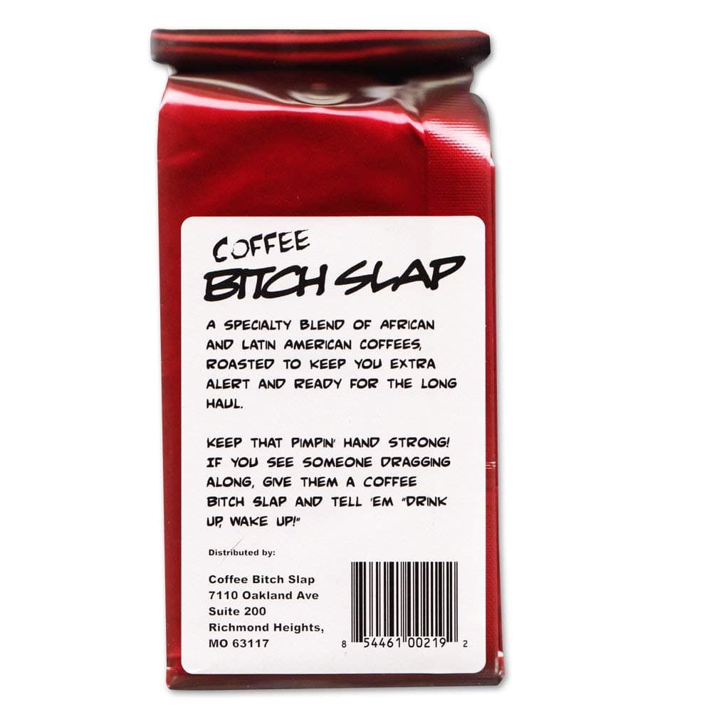 Coffee-Bitch-Slap-Extra Strong & Extra Smooth High Caffeine Coffee, Whole Bean
