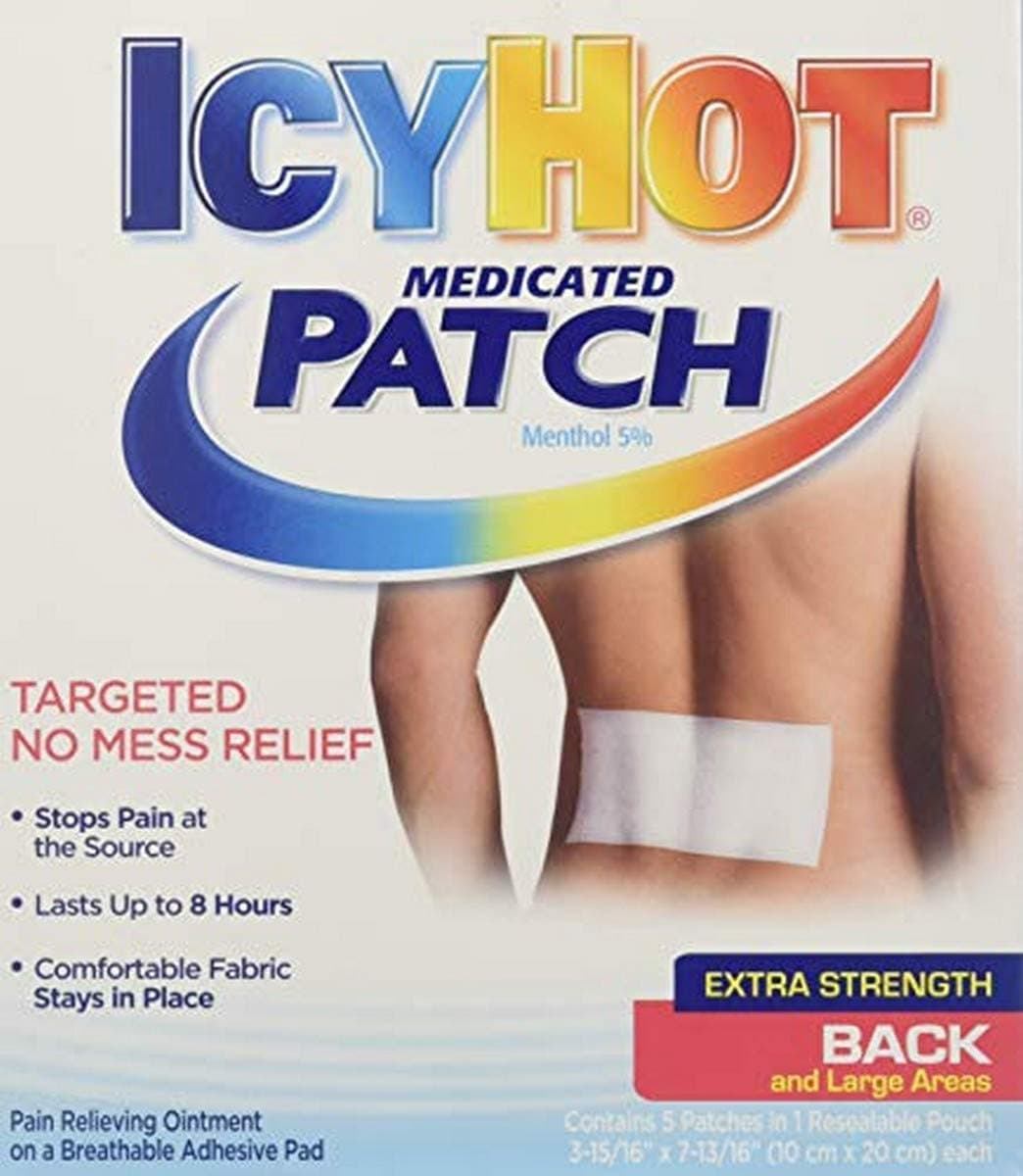 Medicated Patch, Large, 5 Count (Pack of 6) (30 Patches) (Extra Strength) – Packaging may vary