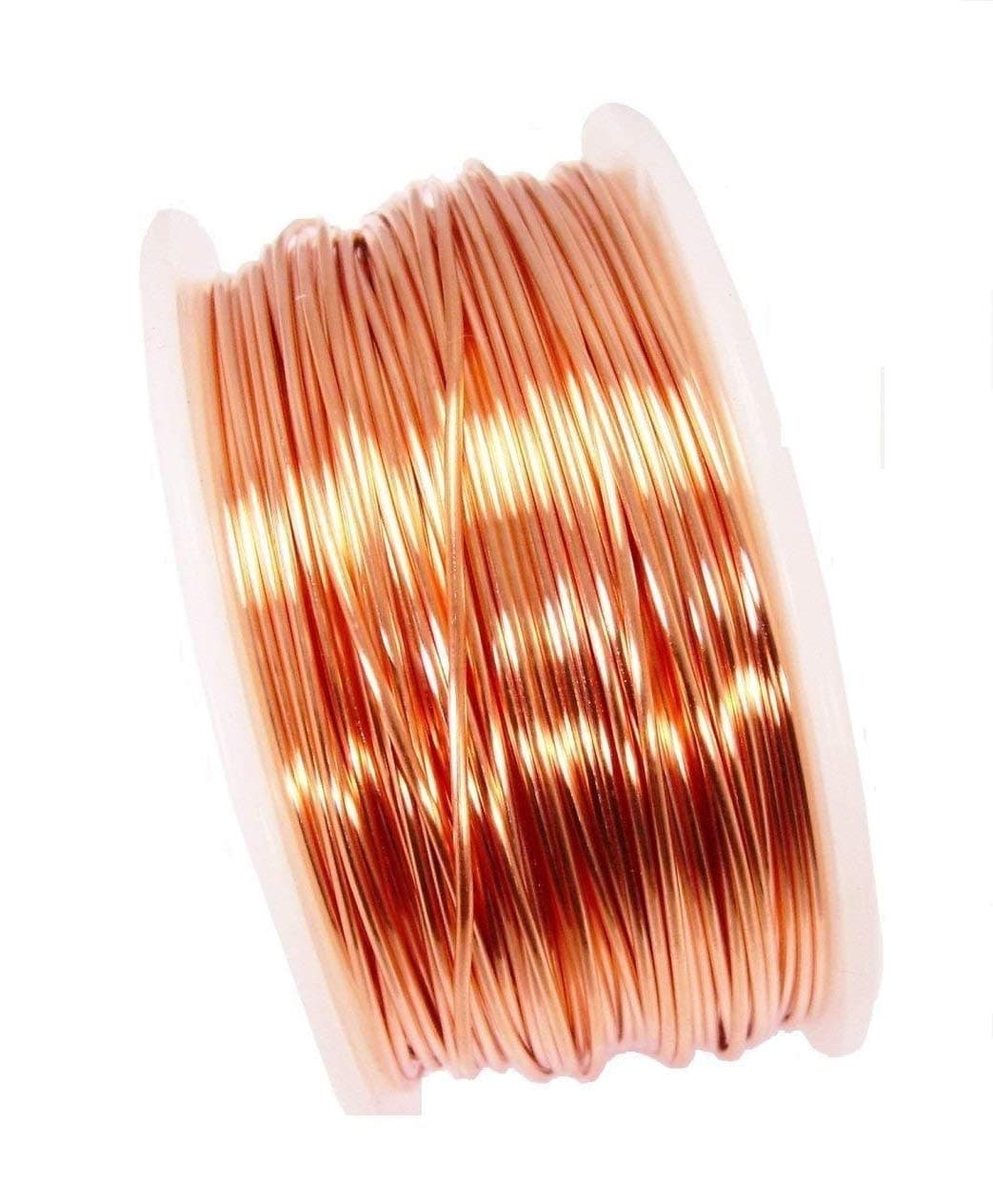 - Bare Copper Wire Without Enameled 20 Gauge (0.914 mm Diameter, 10 Meters)