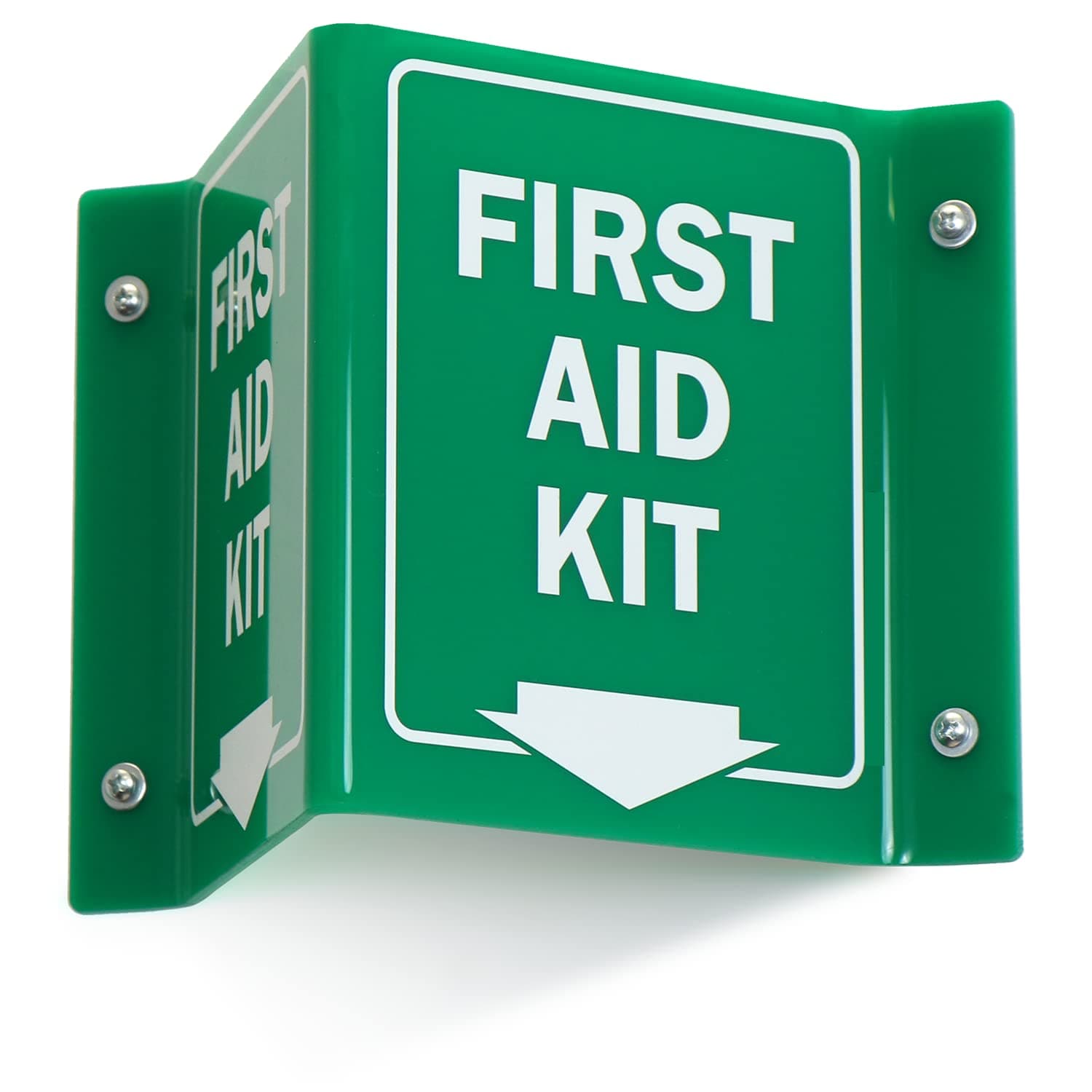 Projecting V-Sign : First Aid Kit, PVC Water Proof Sticker Fixed on SunBoard