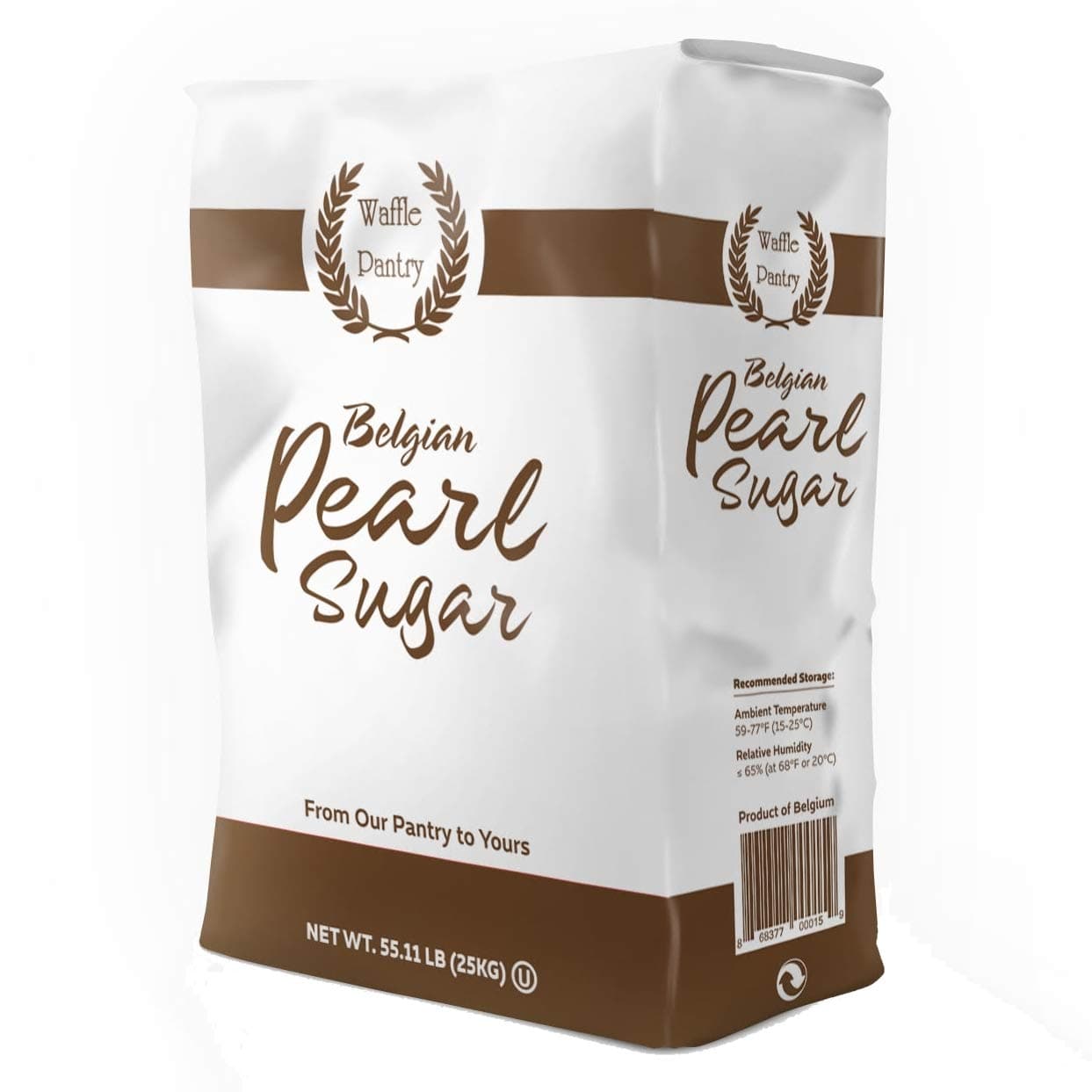 Belgian Pearl Sugar Bulk, 55.11 lb