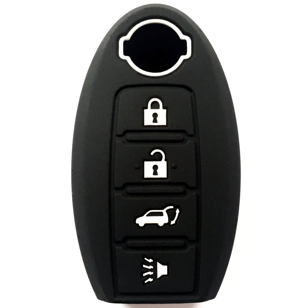Black Accented Remote Sleeve for Nissan 4 Button by First Midwest