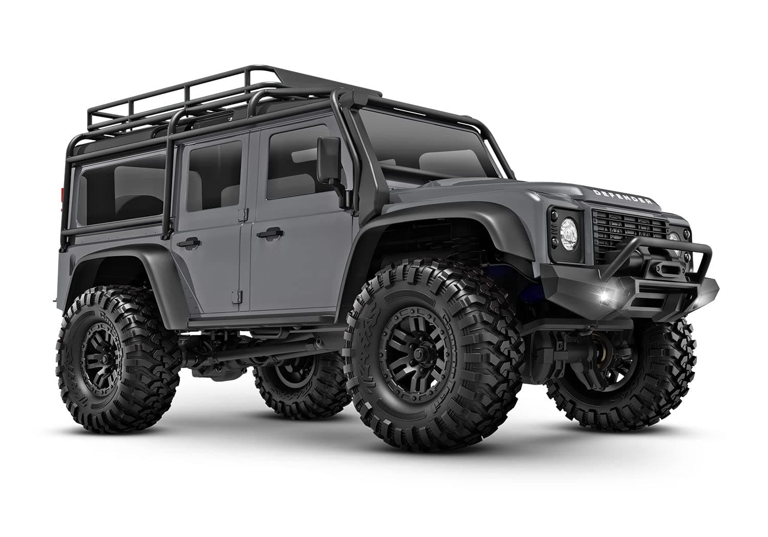 Traxxas TRX-4M 1/18 LD Land Rover Defender Scale Crawler Silver with 4WD RTR Battery / Charger