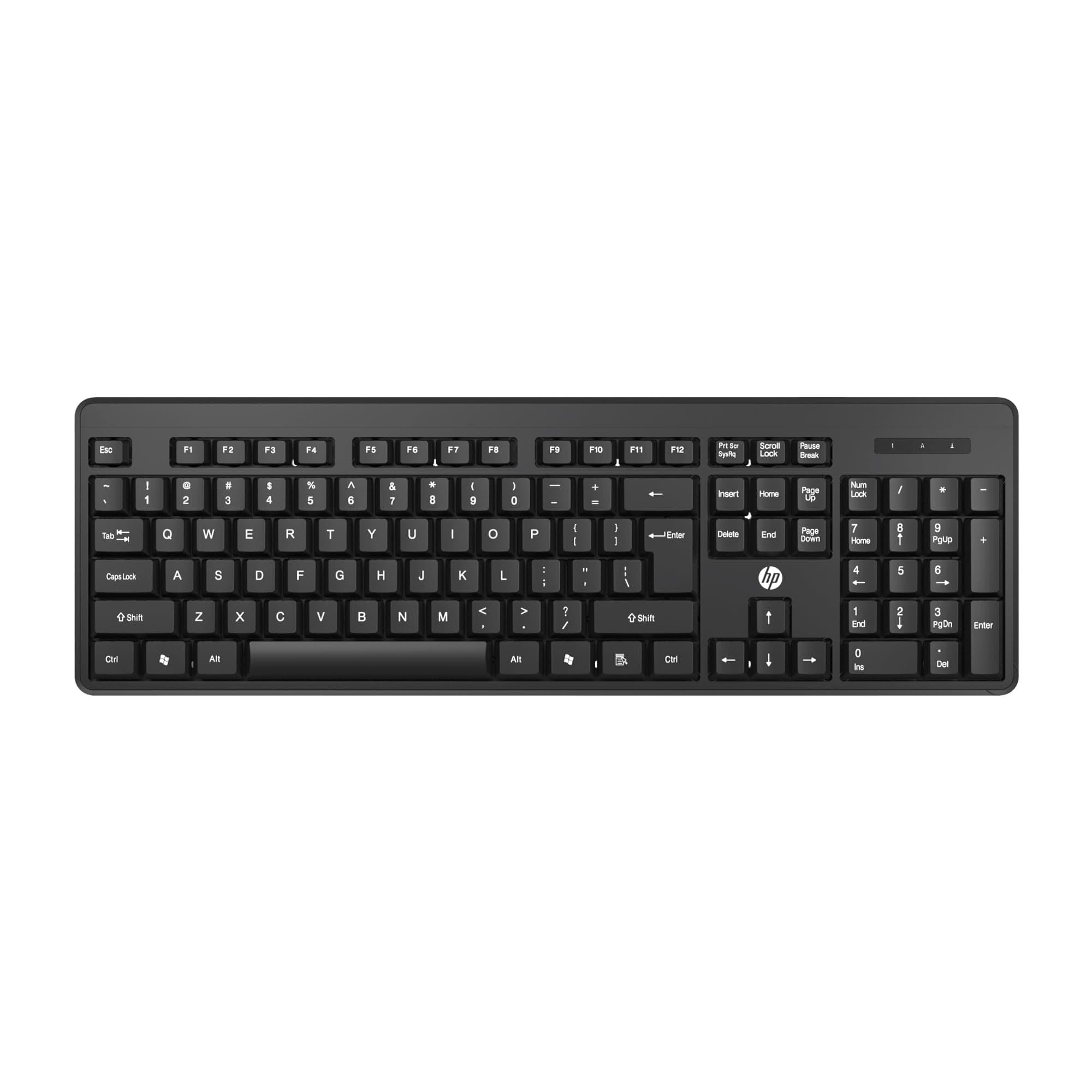 K160 Wireless Keyboard/Quick Comfy accurate/12 Fn Shortcut Keys/Plug and Play USB/ 3 Years Warranty