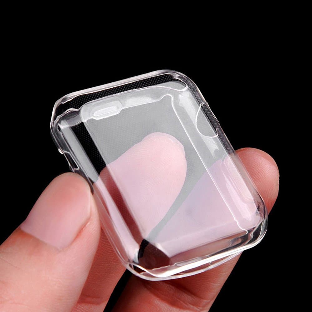Apple Watch Case, Piuellia iphone Watch TPU Screen Protector All-around ultra-thin Cover for i Watch series 1 (42mm)