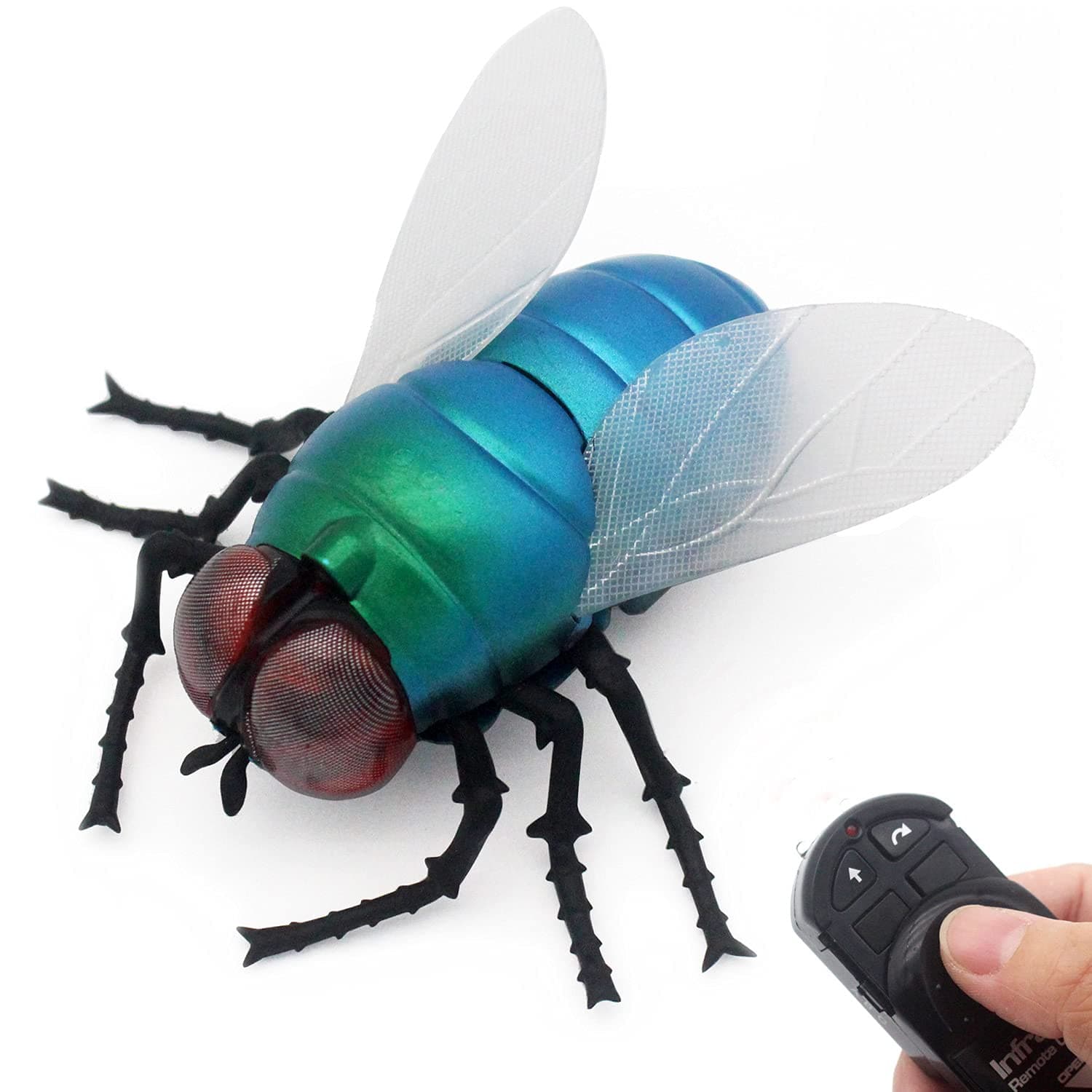 Tipmant RC Fly Remote Control Mosca Toy Realistic Electronic Animal Fake Insect Car Vehicle Kids Birthday Gifts