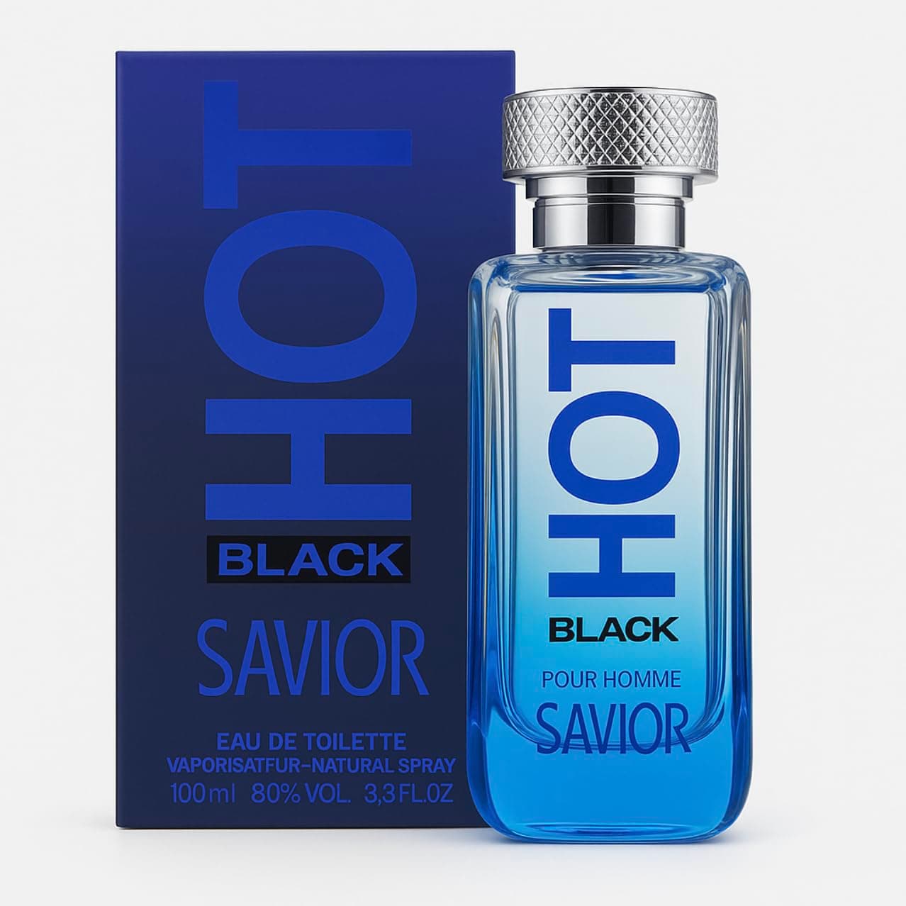 HOT BLACK SAVIOR Perfume for Men | 100ML – Luxurious and Long-Lasting Perfume Men, Perfect Parfum Men | Mens Perfume & Mens Aftershave | Premium Gifts for Men