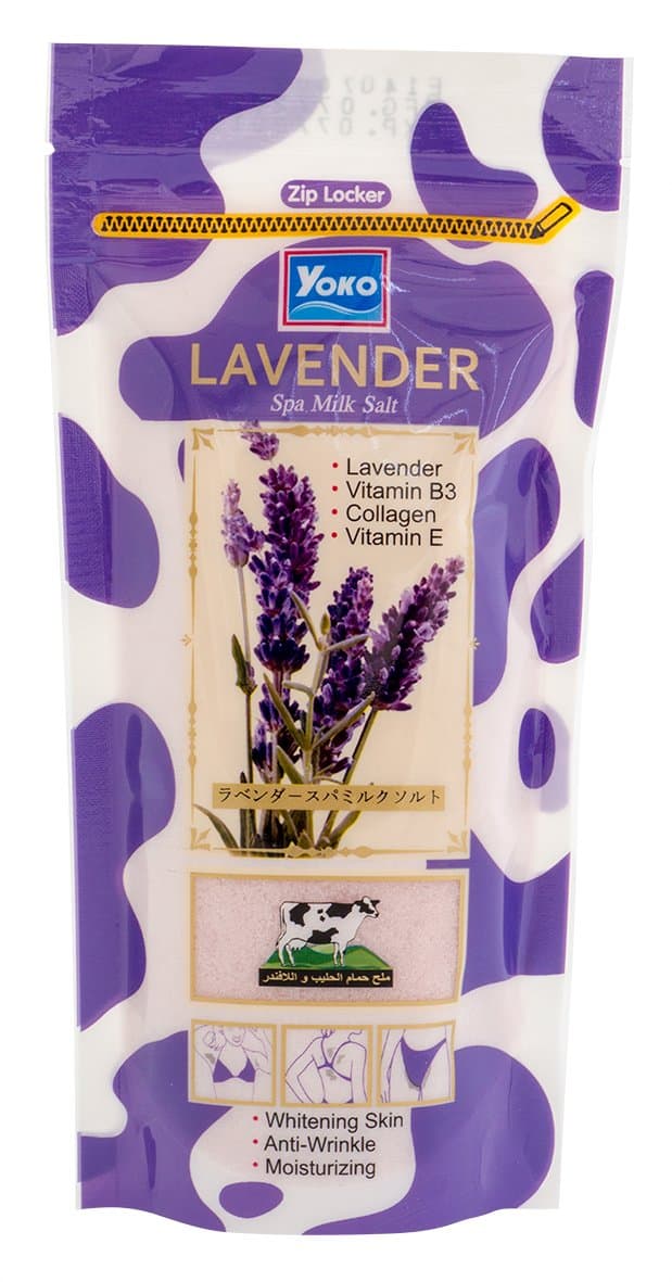 Yoko Lavender Spa Milk Bath Salt With Vitamin-E & B3 300 Gm