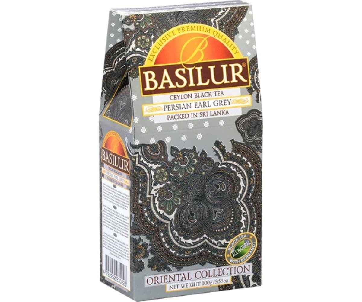 Basilur Persian Earl Grey Black Tea - 100g Loose Leaf Packet