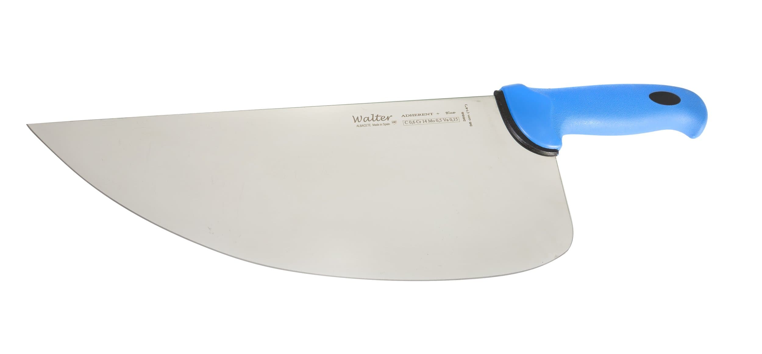 Walter Adherent + – Kitchen Cleaver Butcher 36 cm blue
