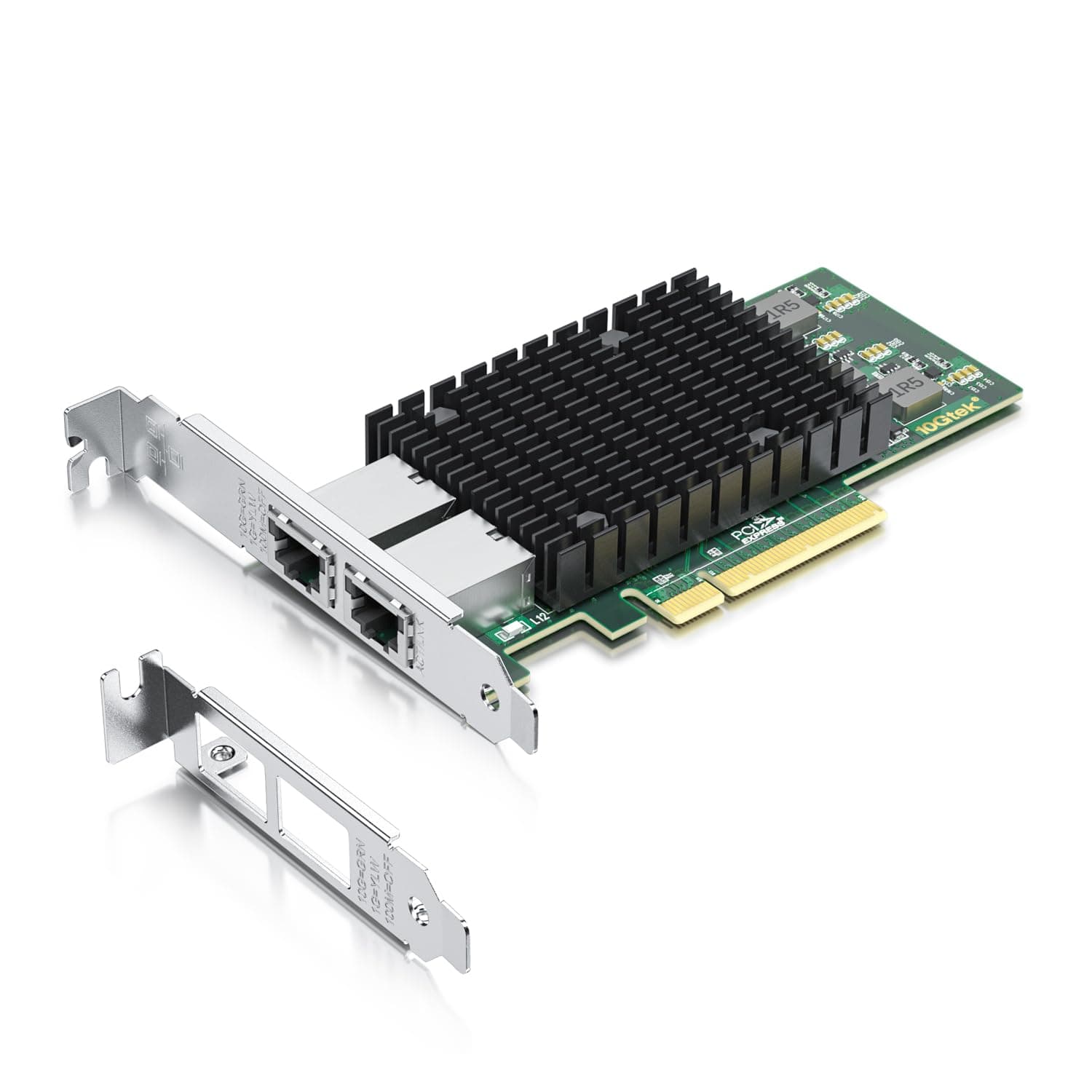 10Gb Dual RJ45 Port Network Card with X540 Controller, PCIe Ethernet LAN Adapter for Windows/Linux/ESX Servers, Compare to Intel X540-T2