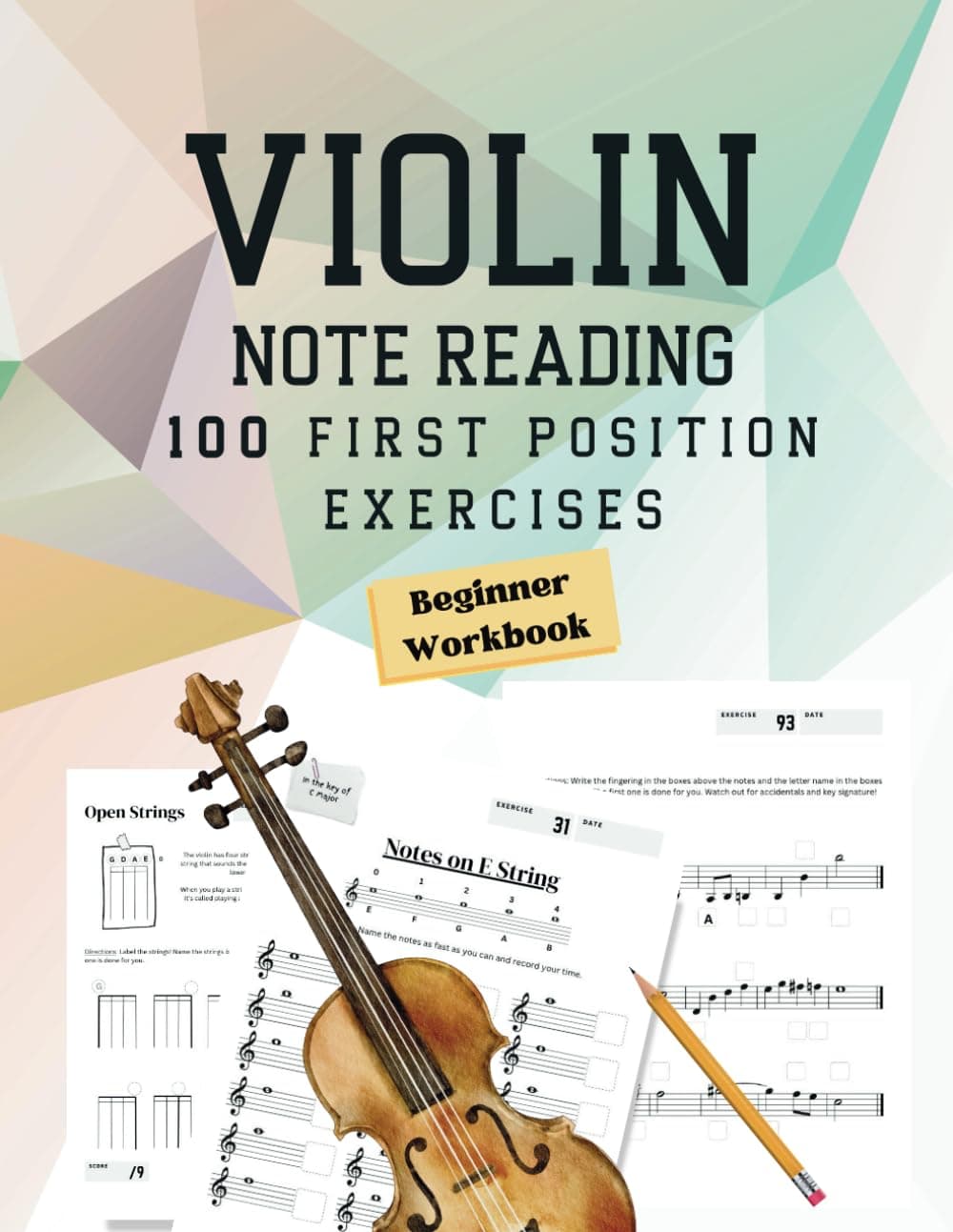 Anyone Can Read - Violin Note Reading Workbook
