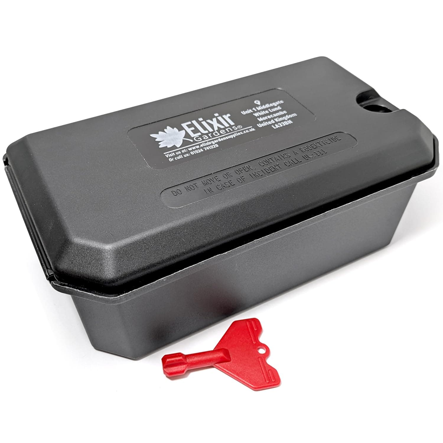 TrapMan RAT BAIT STATION rat poison bait box secure locking lid