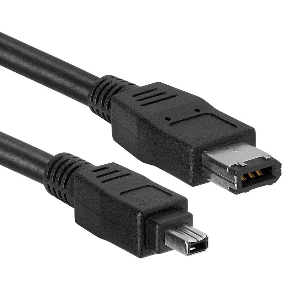 Firewire Cable 6 Pin to 4 Pin Length 6 ft