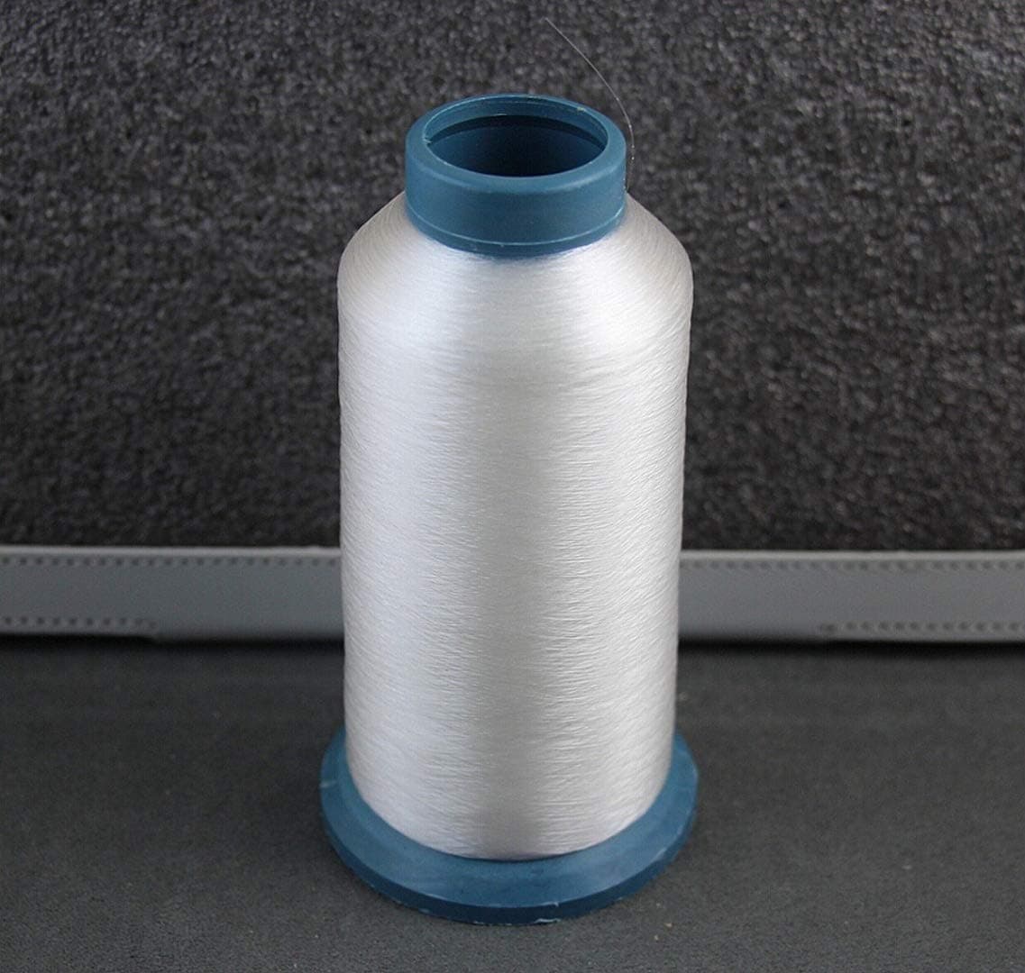 1 Spool 4380 yards 0.1mm Clear White Quilter`s invisible 100% nylon monofilament thread,Monofilament Thread, Clear Invisible Transparent 100% Nylon,Quilting Thread~