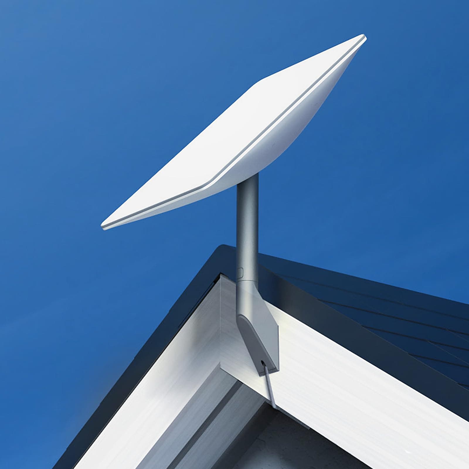 Starlink V2 Gen2 Short Wall Mount, OEM Mounting Kit Suitable for Buildings with Short Eaves, Compatible with Starlink V2 (Gen 2) Dish & High Performance Starlink