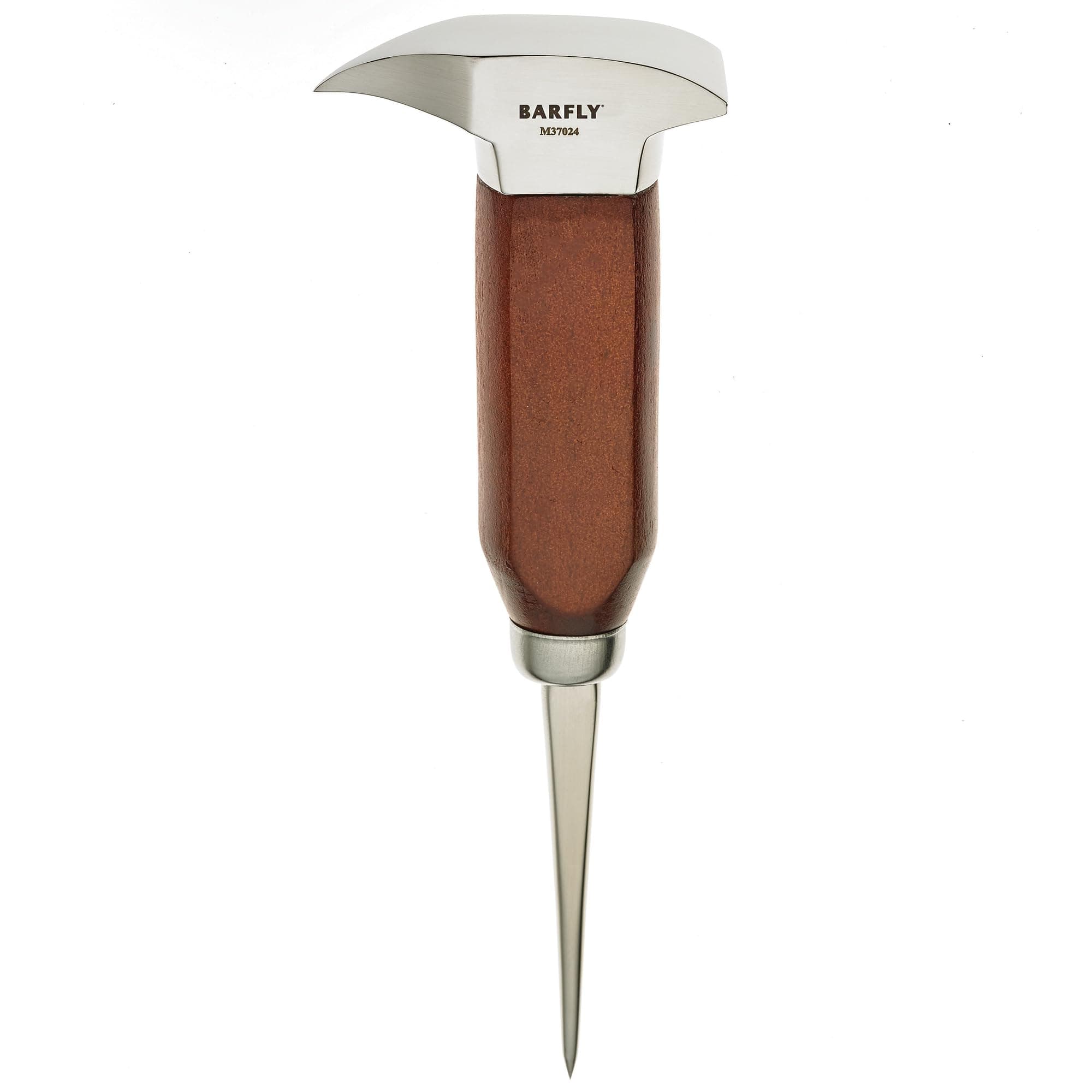Barfly Anvil Ice Pick, Stainless/Wood
