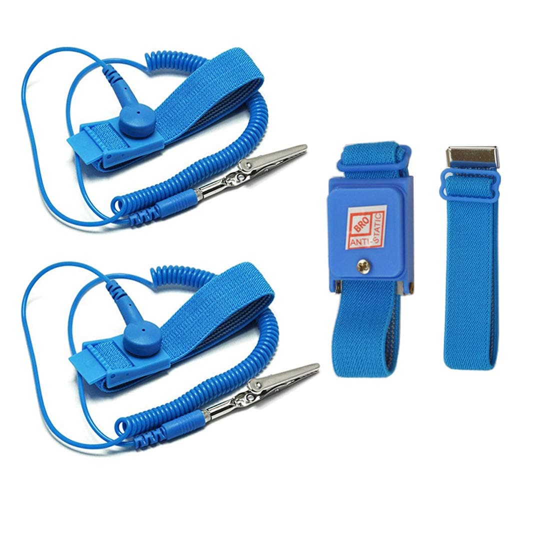 Antistatic Wrist Strap?Adjustable ESD Wrist Band Fits - 3 Pack to Protect Your PC Computer or Electronics from Static Electricity