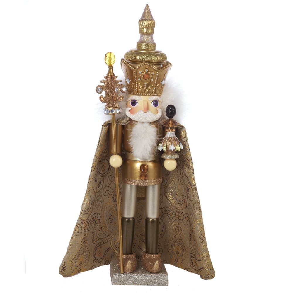 Kurt Adler 18-Inch Hollywood Gold King Nutcracker