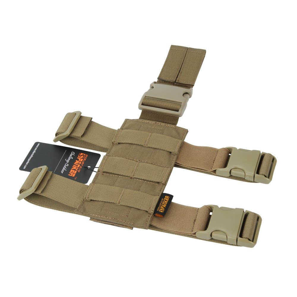 EXCELLENT ELITE SPANKER Tactical Drop Leg Holster Adjustable Drop Leg Platform Molle Module Universal Bag for Left/Right Leg