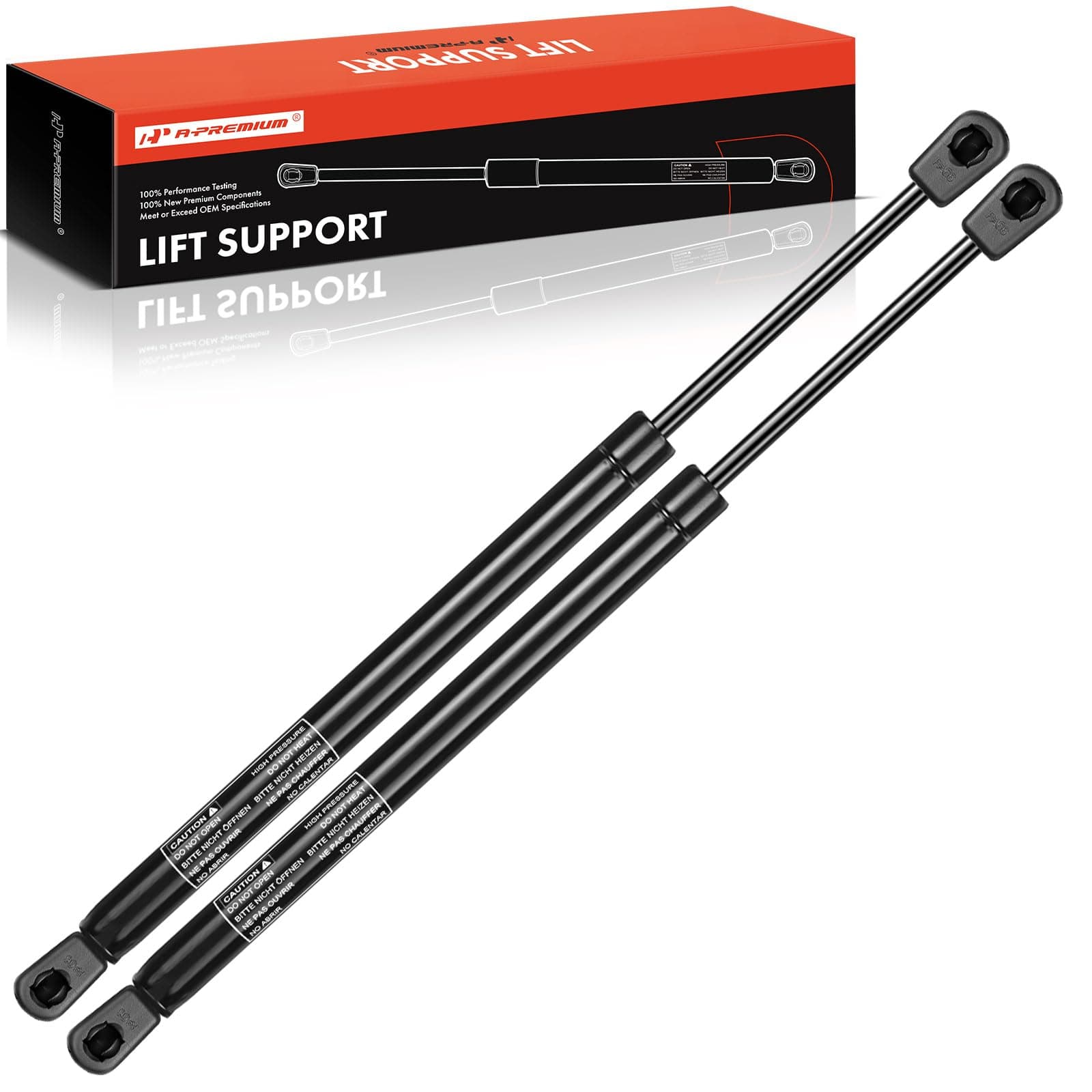 A-Premium Front Hood Lift Supports Shock Struts Compatible with Select Chevrolet and Lincoln Models - Corvette 1997-2004, Navigator 2007-2017 - Replace# 7L7416C826AC, 9L7Z16C826A(2PC Set)