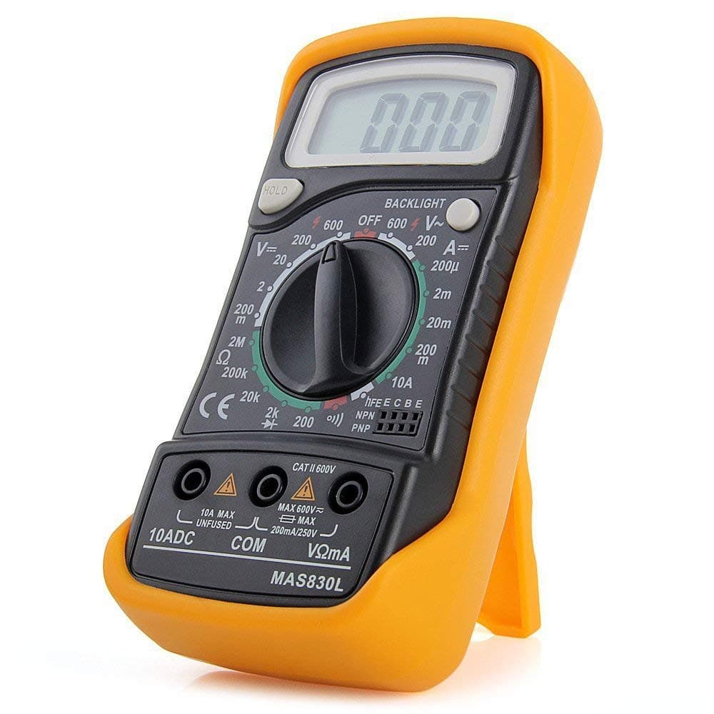 Unity Digital LCD Pocket Multi Meter/AC-DC Voltage/with Back Light (Yellow)