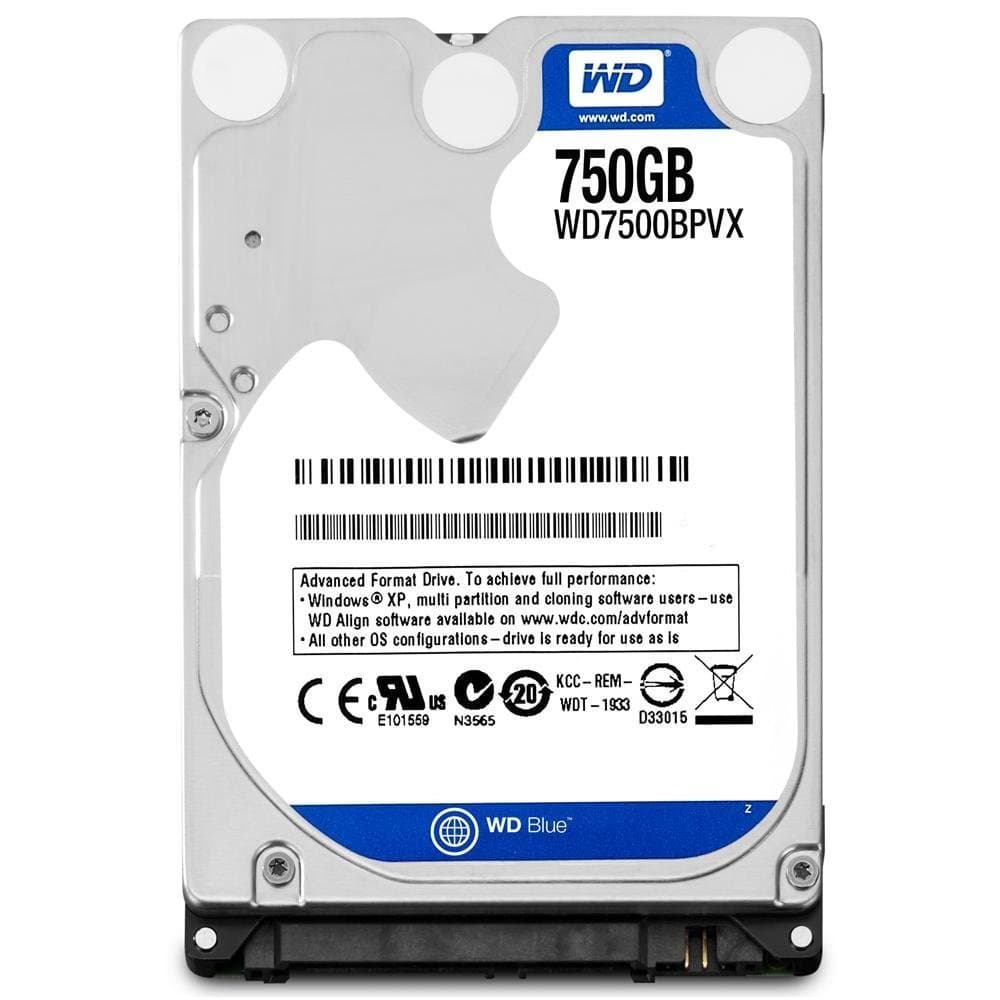 WD 750 GB Mobile Hard Drive - Blue
