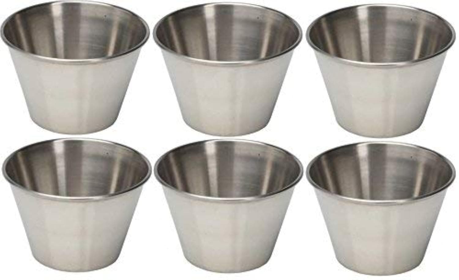 Dynore Set of 6 Sauce Cup - 75 ml Each||Multipurpose Small Cups Bowls