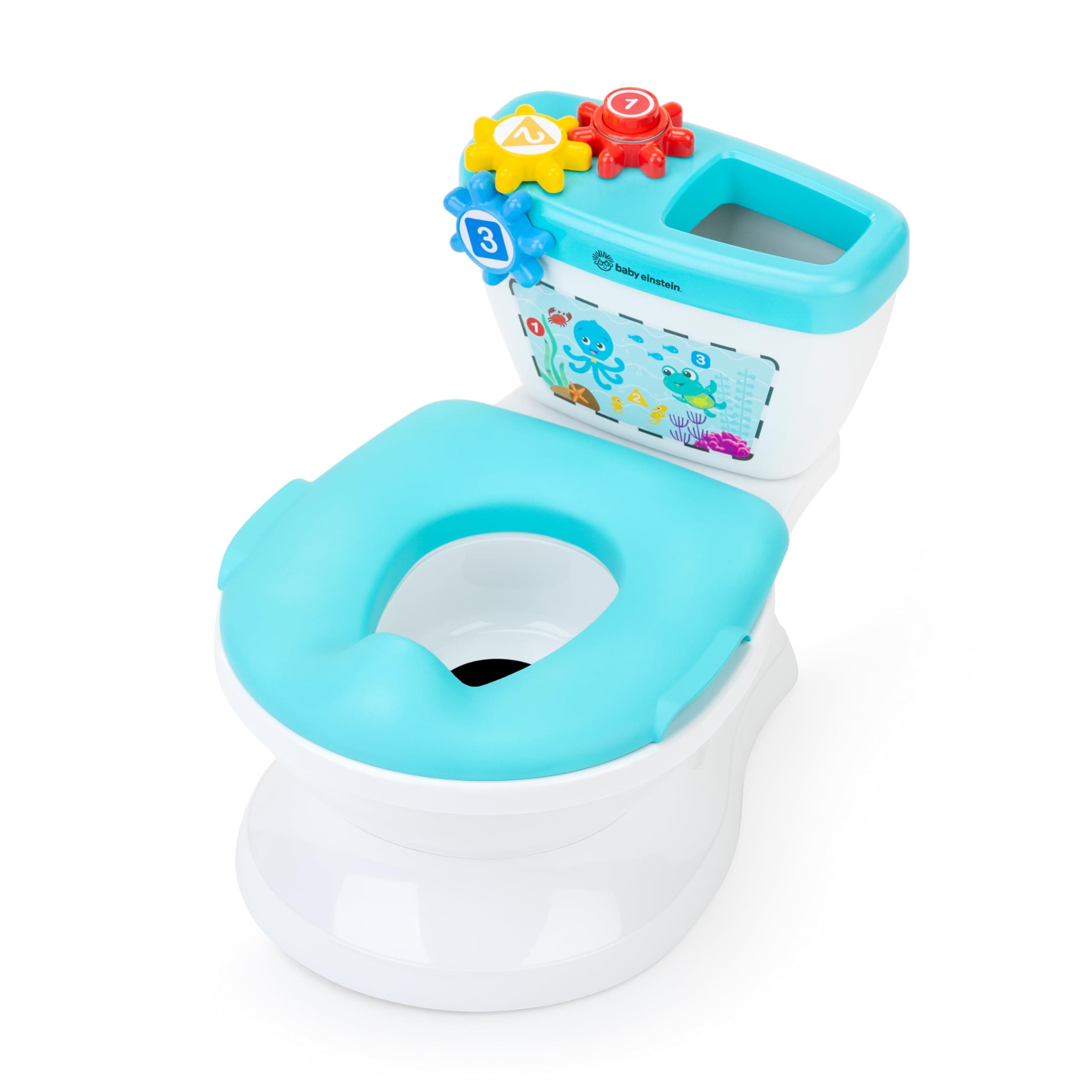 Baby Einstein Geared for Success 2-in-1 Potty Training System, Ages 18 Months and Up, with Music and Spinning Gears