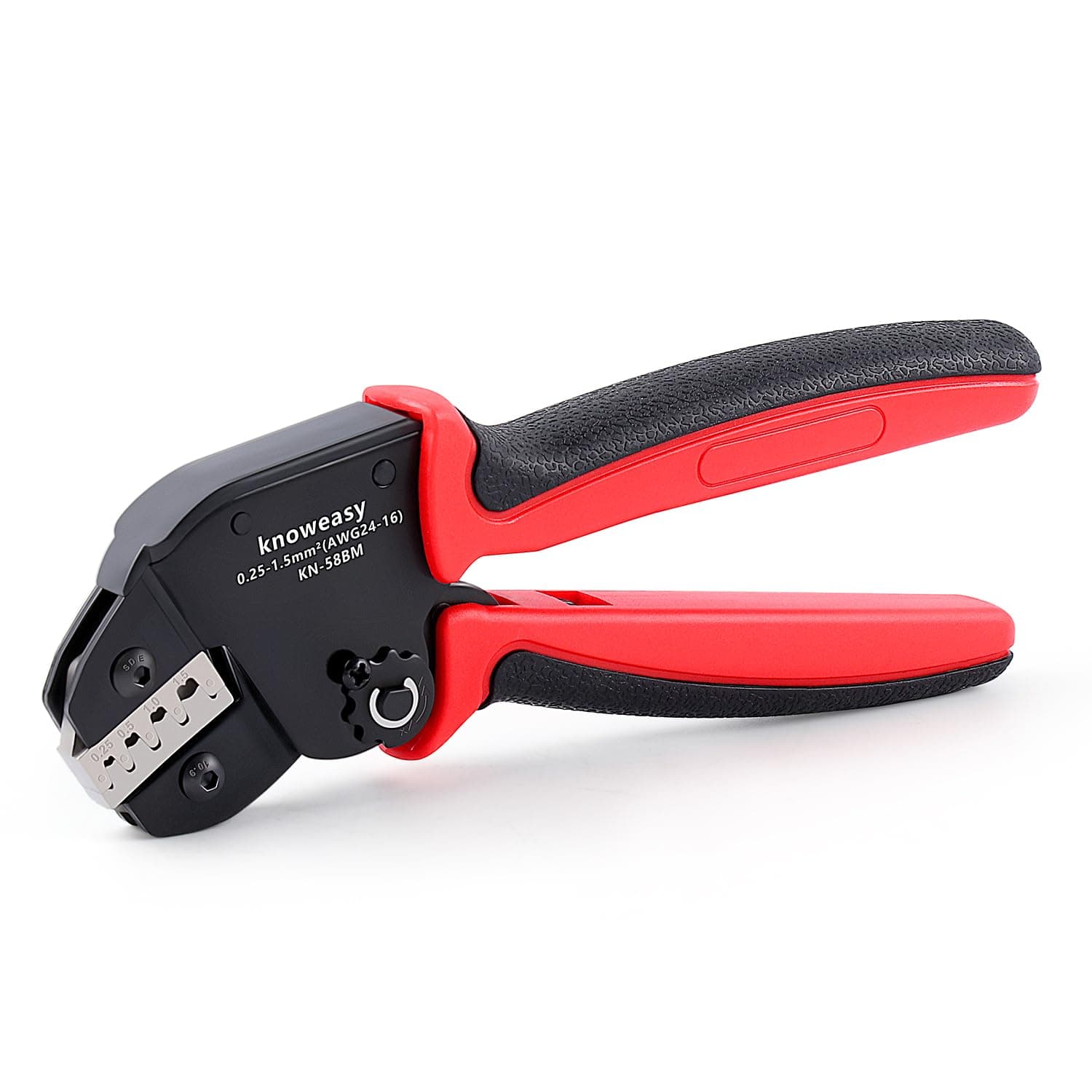 Knoweasy JST Crimp Tool and Wire Crimper Works for XH2.54/3.96,PH2.0,PX,JST,Molex Terminal AWG 24-16/0.25-1. 5mm²