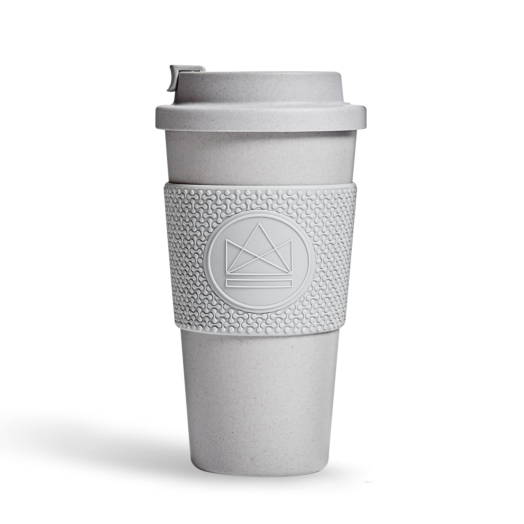 Neon Kactus Reusable Coffee Cup | Compostable Coffee Cup with Lid | Leakproof Travel Mug | Double Wall Coffee Tumbler to Keep Drinks Hot or Cold | Dishwasher & Microwave-Safe | Forever Young, 16oz