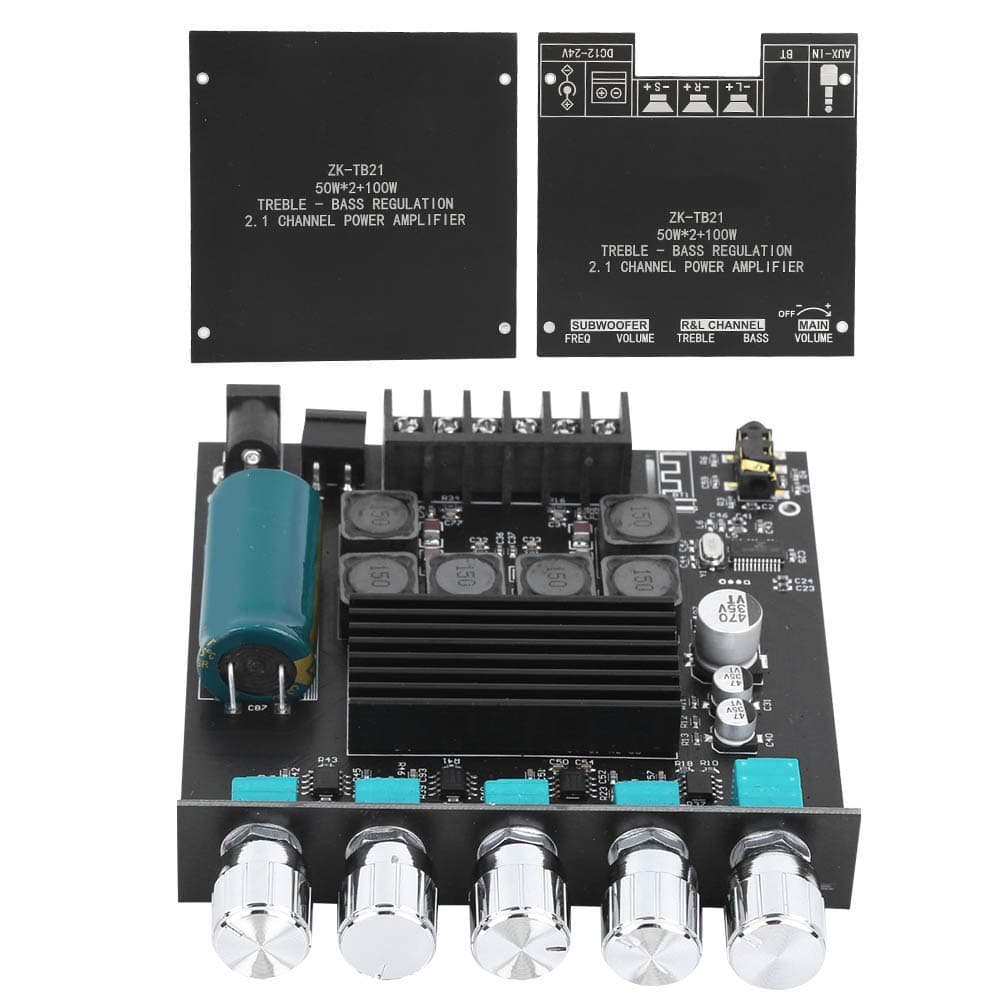 Walfront ZK-TB21 High Power Amplifier Board 2.1 Channel Bluetooth Digital Amplifier Board