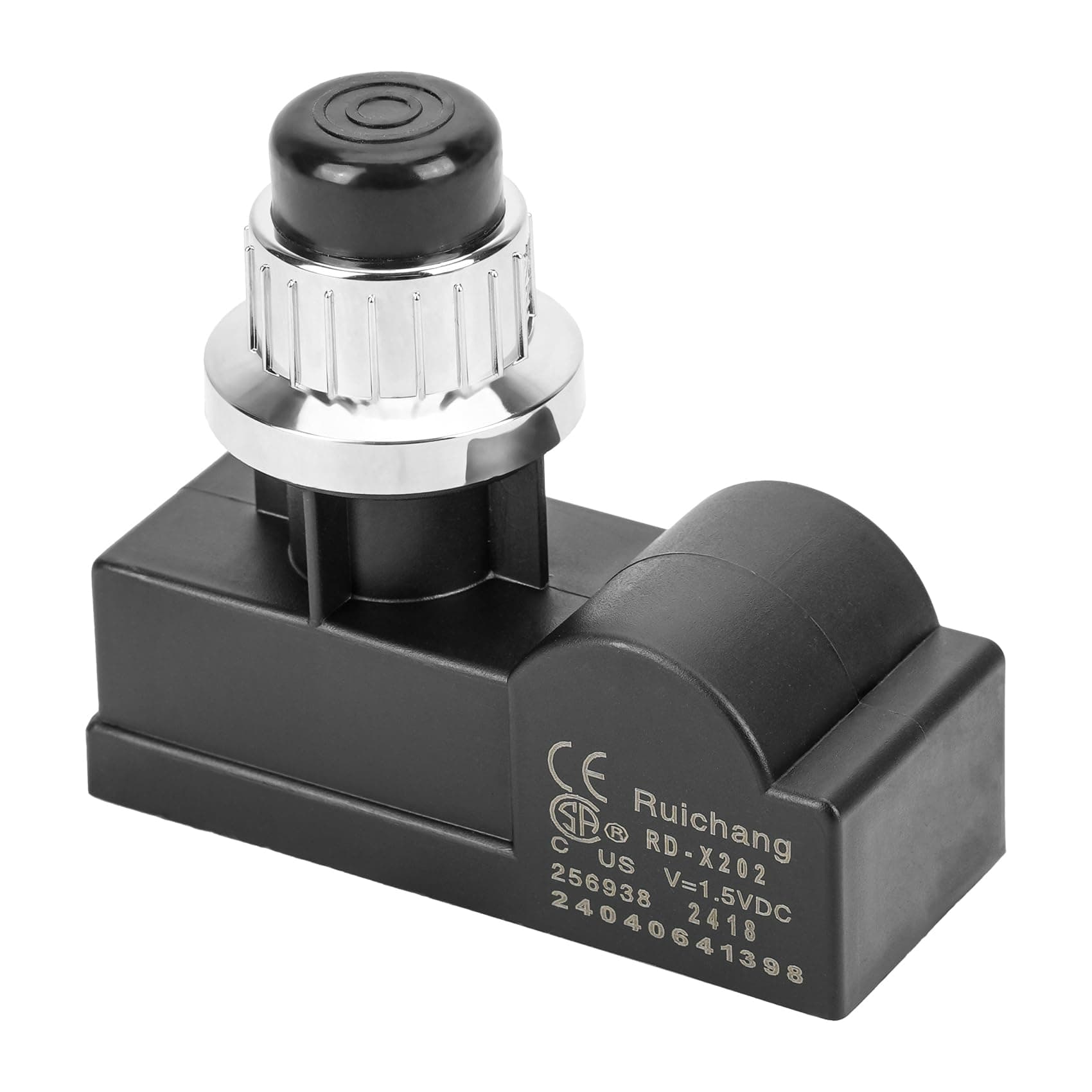 onlyfire 14431 Universal Spark Generator for Gas Grill Models by Charbroil, Grillmate, Kenmore, Kmart, and Others, 2 Male Outlet AA Battery Push Button Igniter,Silver