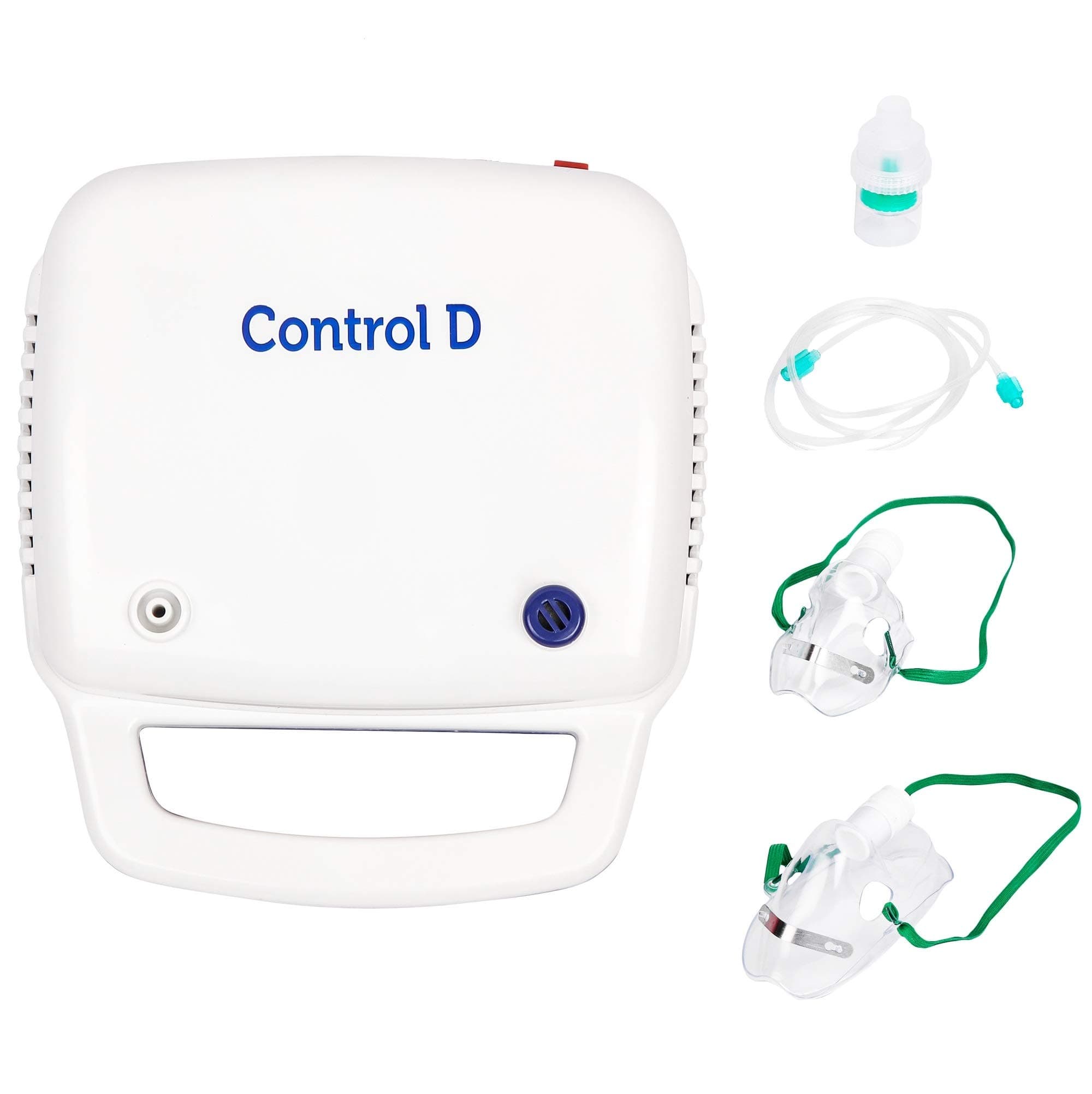 - Compressor Nebulizer Machine for Adults & Kids – Complete Kit with Child & Adult Masks, Effective for Cold, Cough & Asthma Relief (Blue & White)