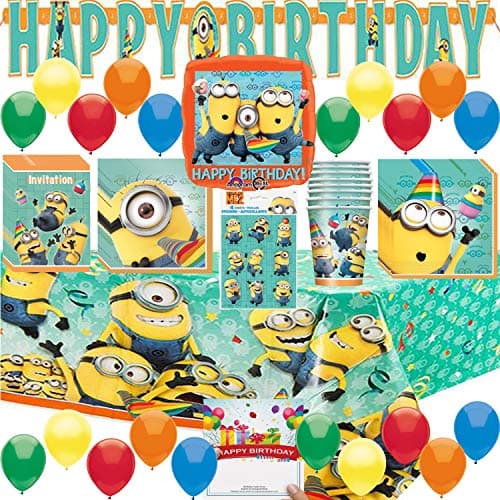 Combined Brands Despicable Me 3 Deluxe Minion Party Pack Bundle