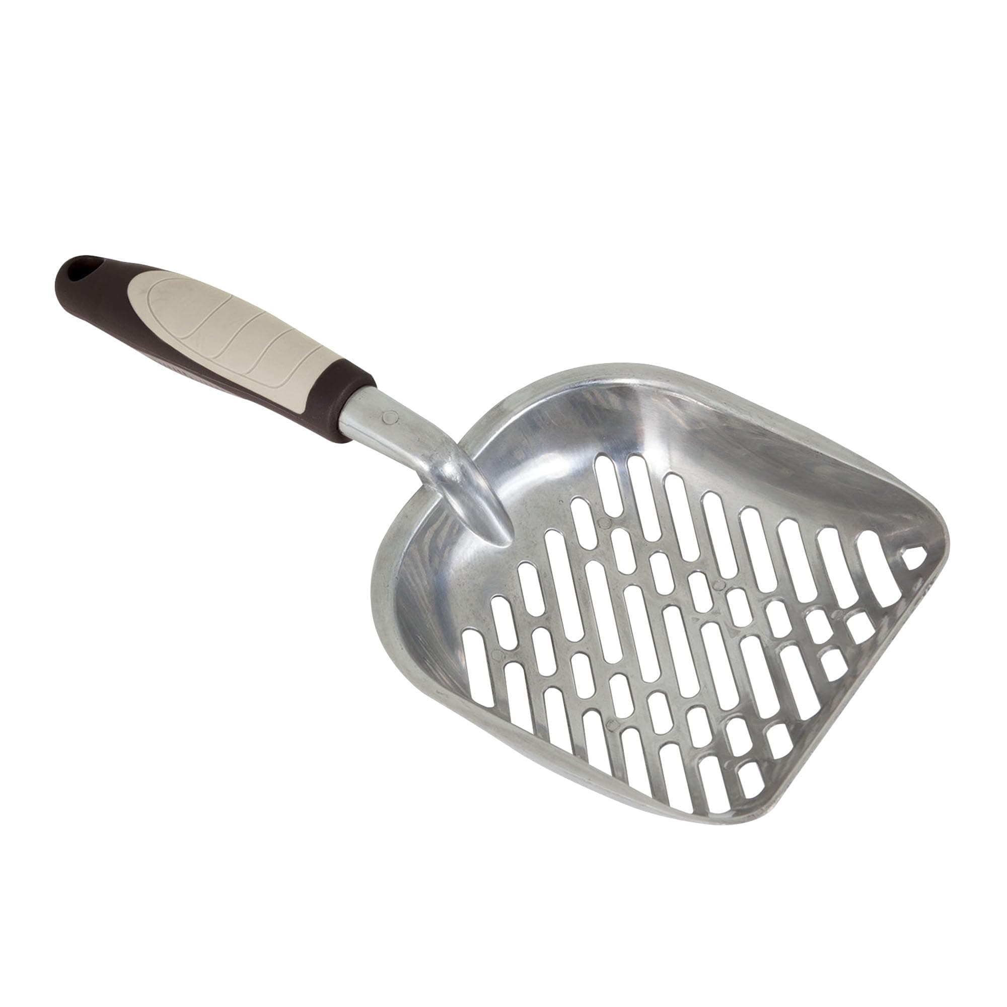 Metal Litter Scoop, Silver
