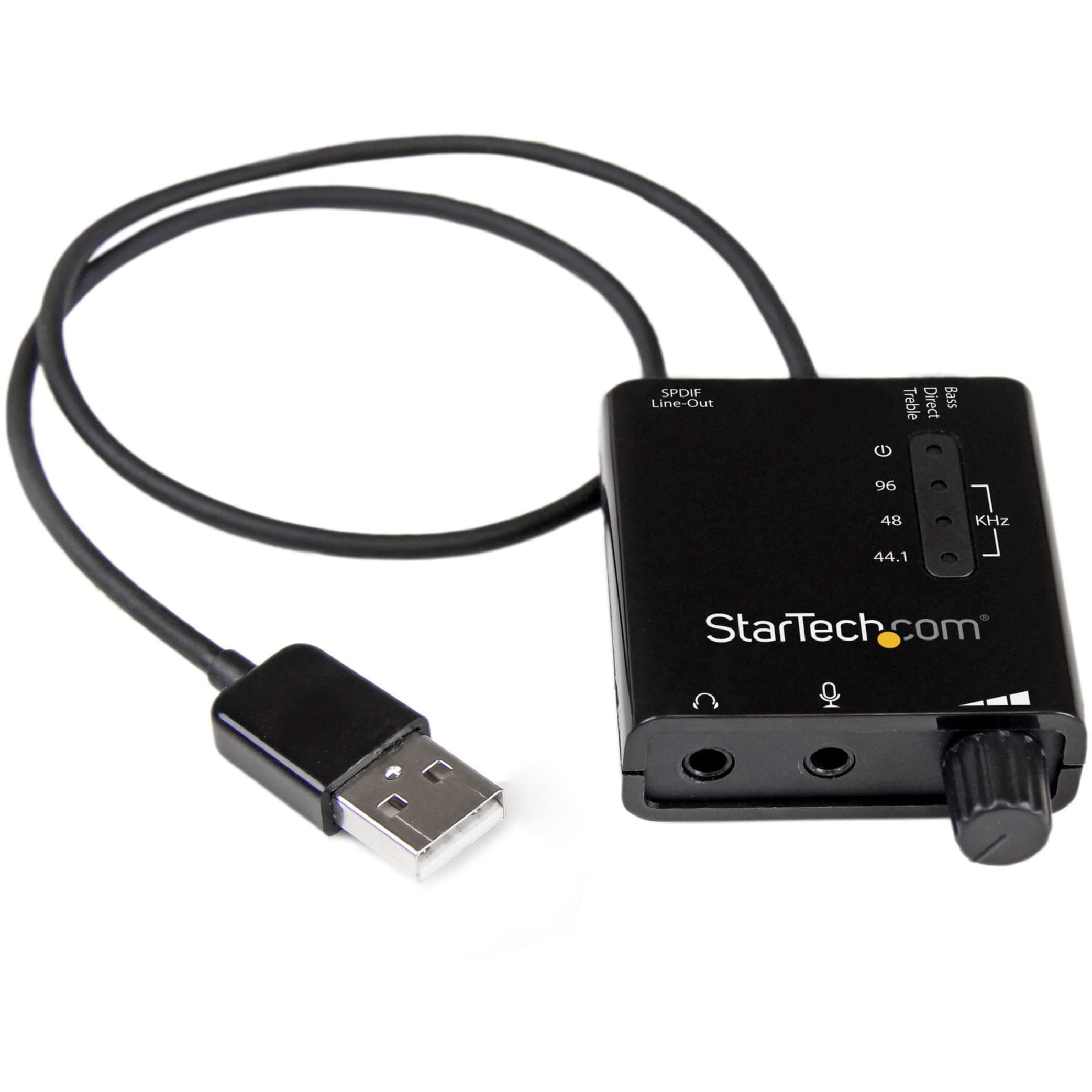 Com Usb Stereo Audio Adapter External Sound Card With Spdif Digital Audio Out Icusbaudio2D