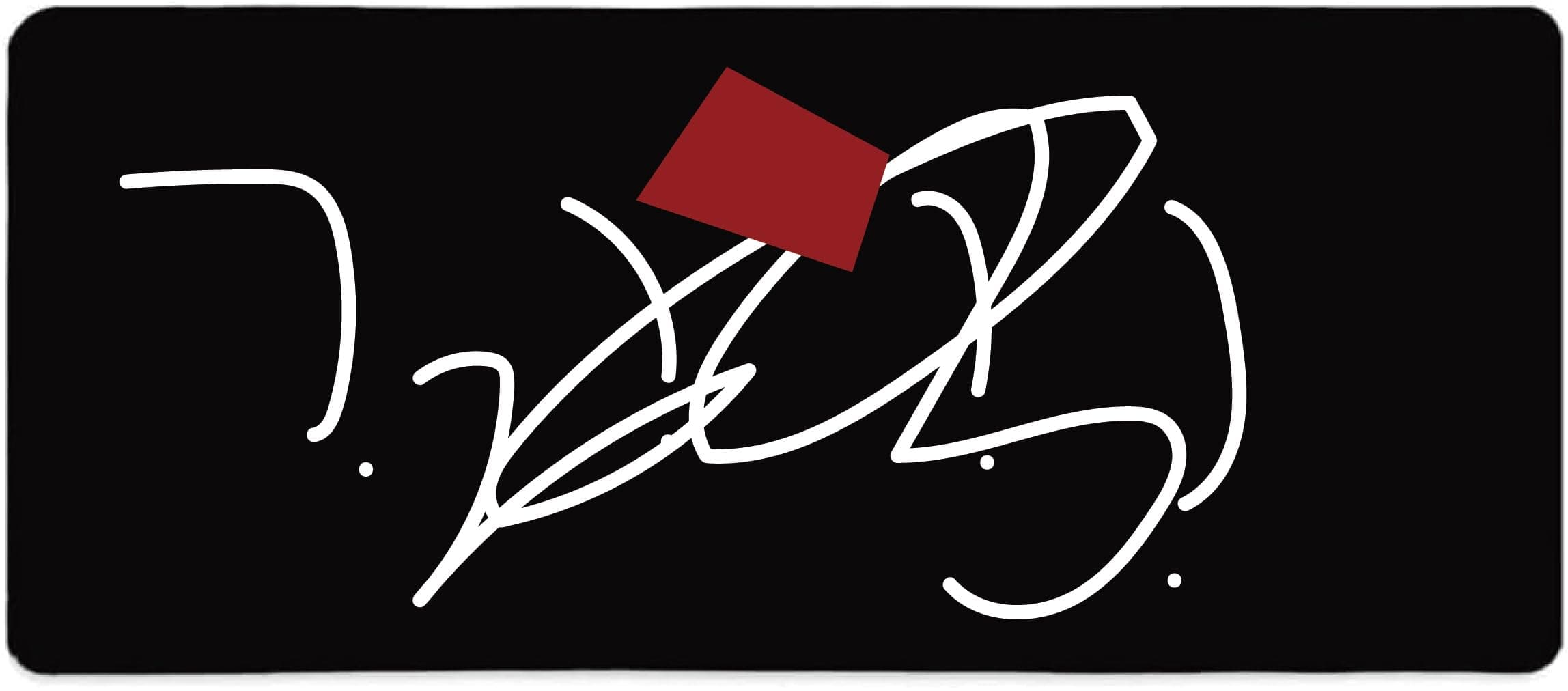 BLITZPAW Long Gaming Mouse Pad 31.5 x 11.8 inches, Extended Anime Mousepad, Large Mouse Mat with Non-Slip Base, Full Keyboard Mat with Stitched Edges for Gaming and Office (Red Moon)