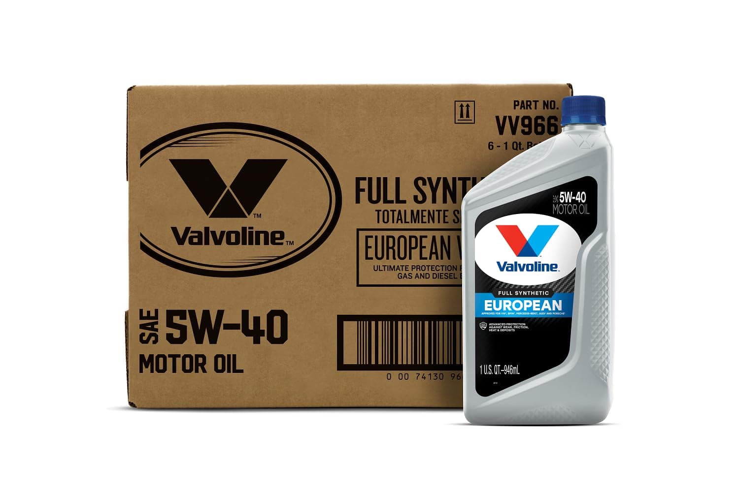 Valvoline Synpower Mst 100%化学合成油 モーターオイル 1 Quart (Case of 6) VV966