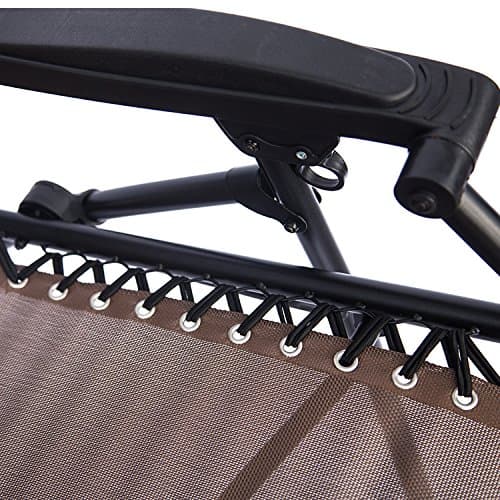 FANOR Zero Gravity Style Chair Universal Replacement Lace - One Chair Kit (Contains 4 Strings), Black