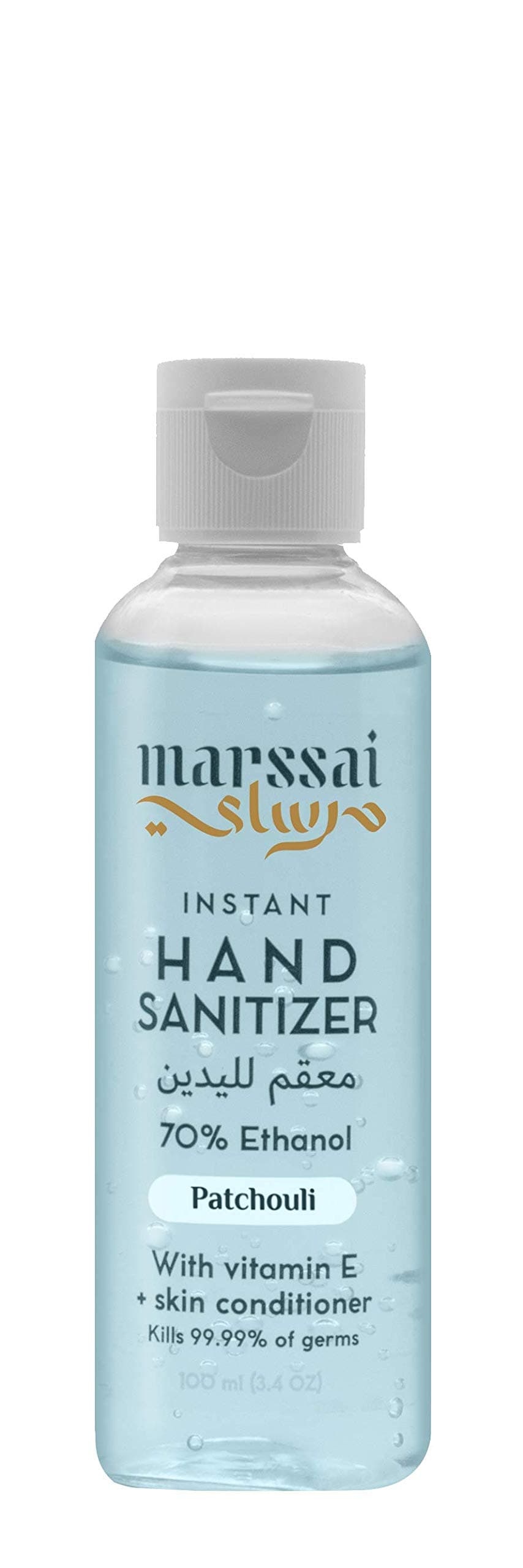Instant Hand Sanitizer 70% Ethanol, Patchouli, 100 ml