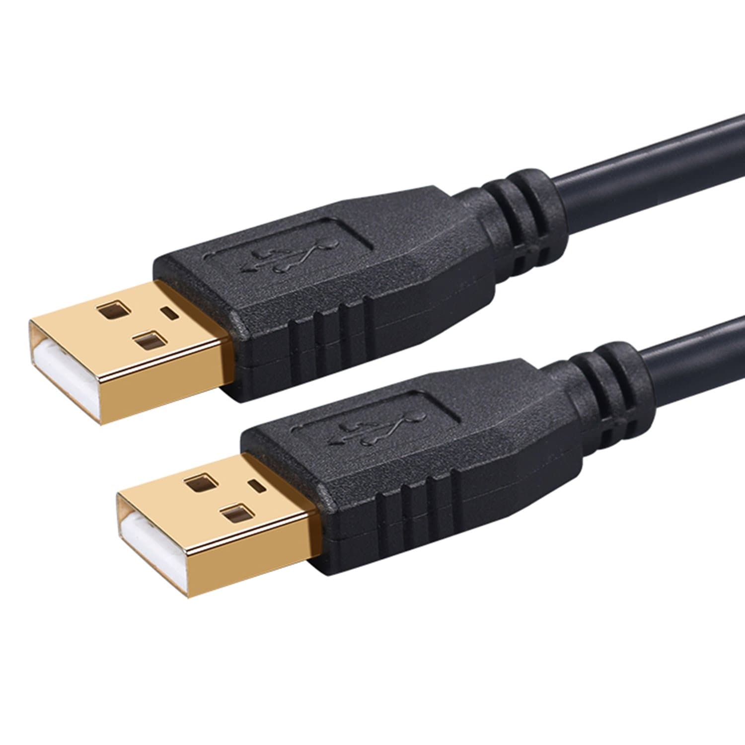 USB Cable 50Ft, USB A to A, Tanbin USB to USB Cord USB Male to Male USB 2.0 Cable Type A Male to Type A Male for Data Transfer Hard Drive Enclosures, Printers, Modems, Cameras