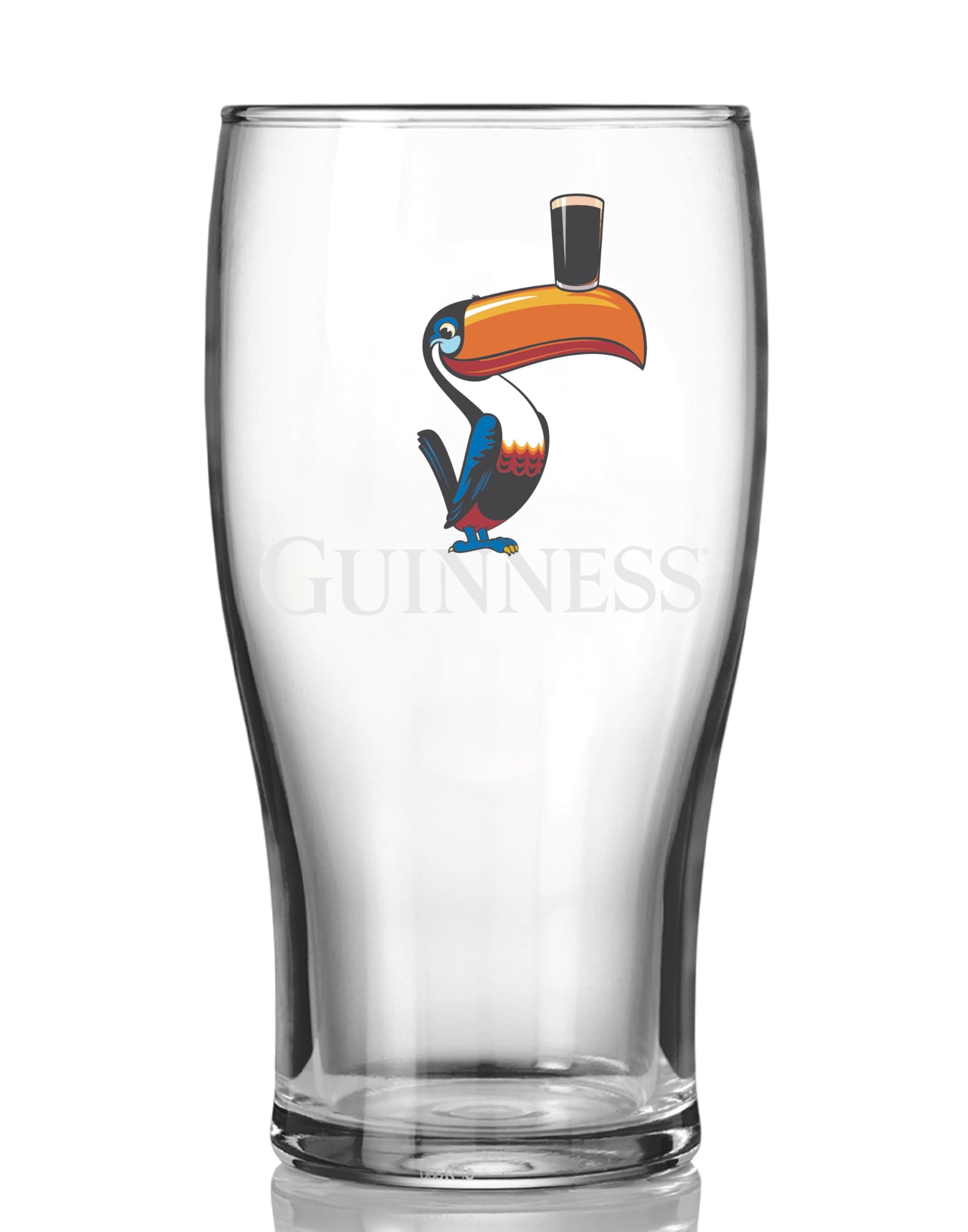 Official Toucan Beer Glass, Classic Memorabilia (600ml)